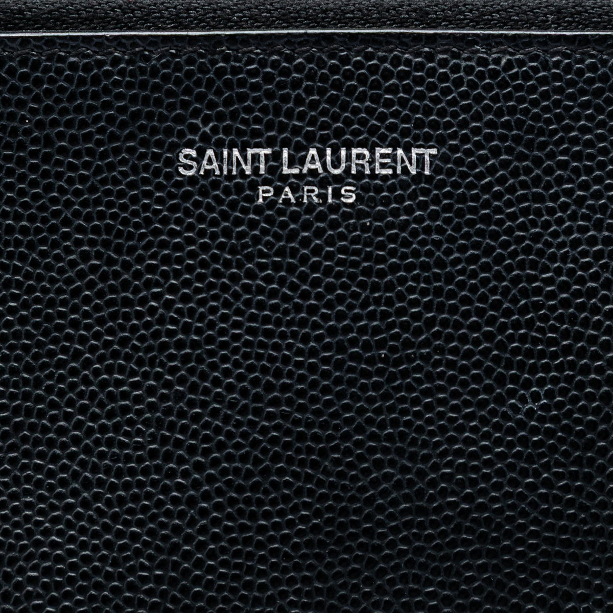 Saint Laurent Grain De Poudre Zip Document Holder