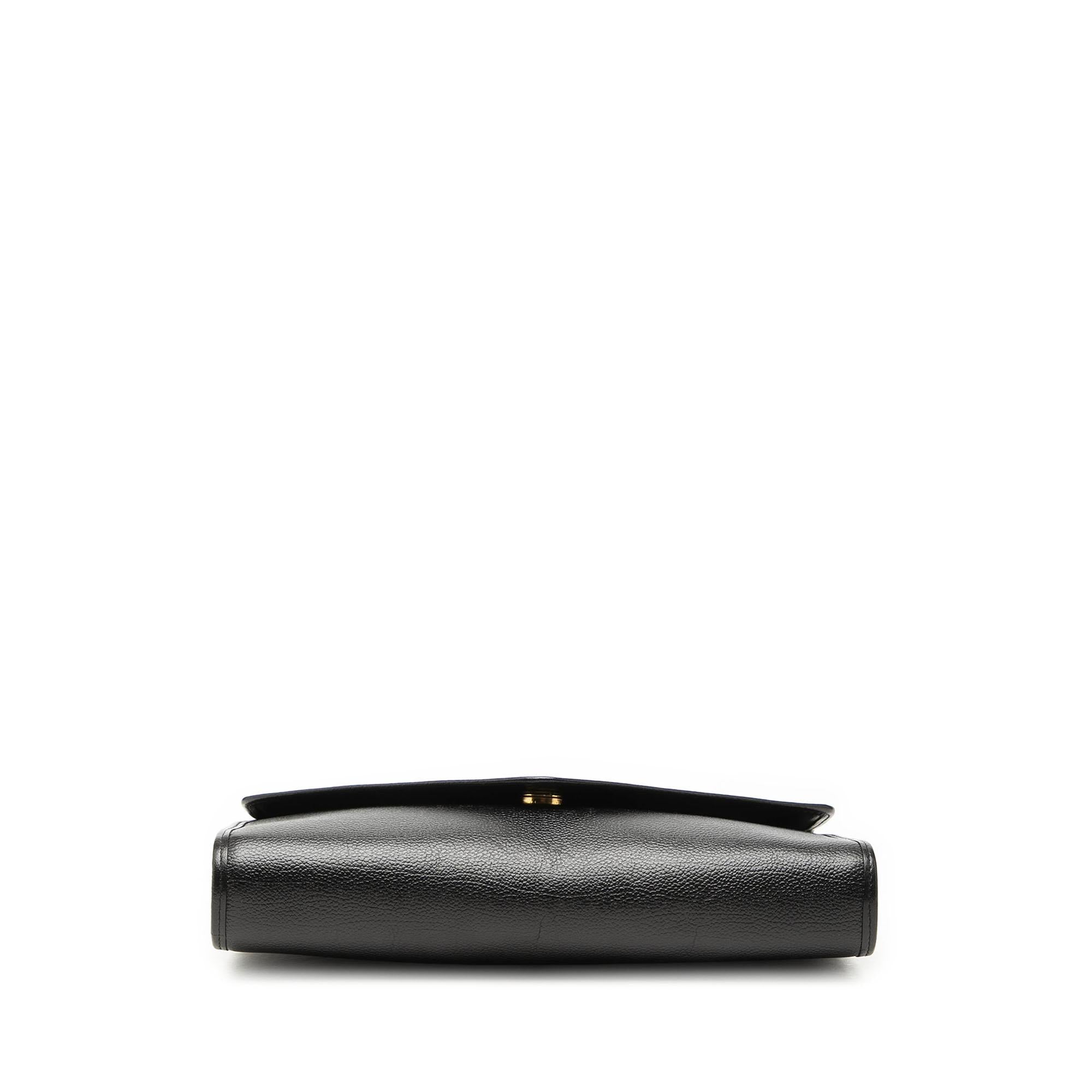 Saint Laurent Grain de Poudre Envelope Clutch