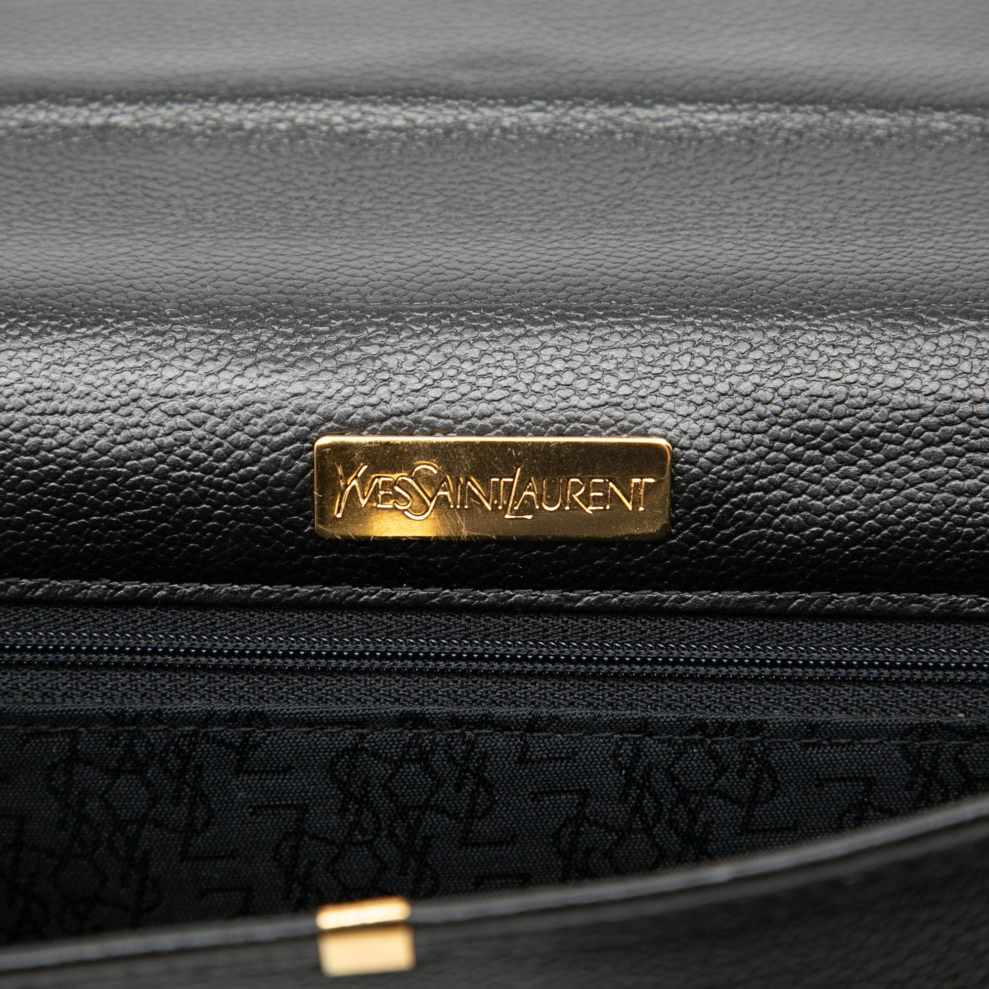 Saint Laurent Grain de Poudre Envelope Clutch
