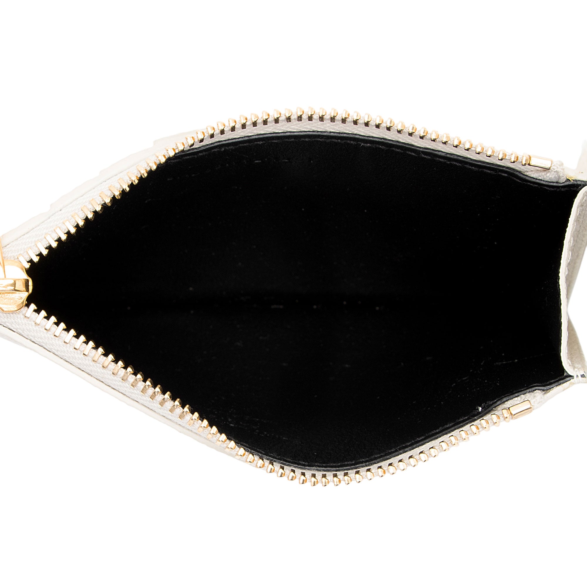 Saint Laurent Grain de Poudre Fragments Zipper Card Case (SHF-CE2v77)