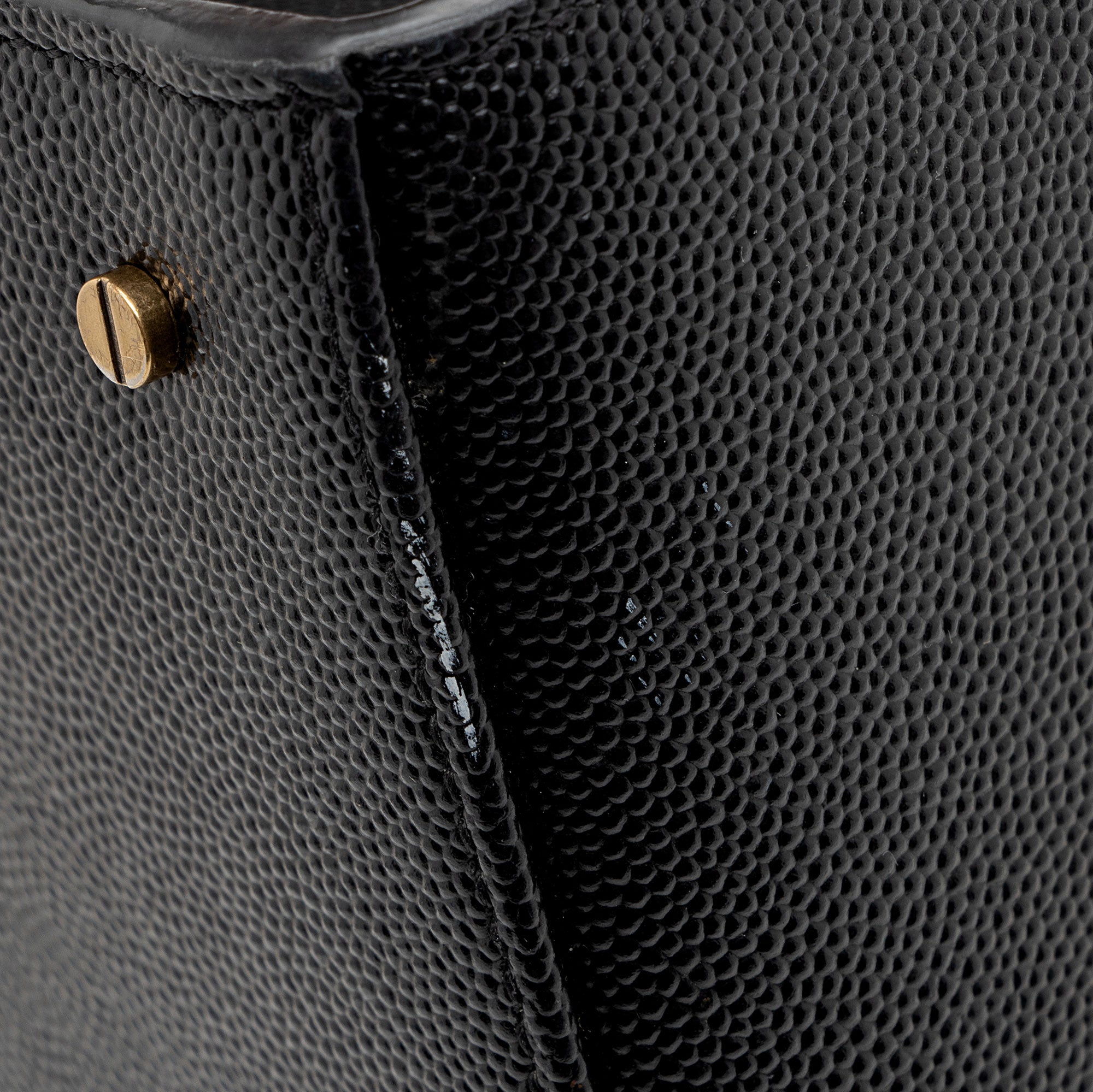 Saint Laurent Grain de Poudre Monogram Cassandra Medium Top Handle (SHF-HGeoF5)
