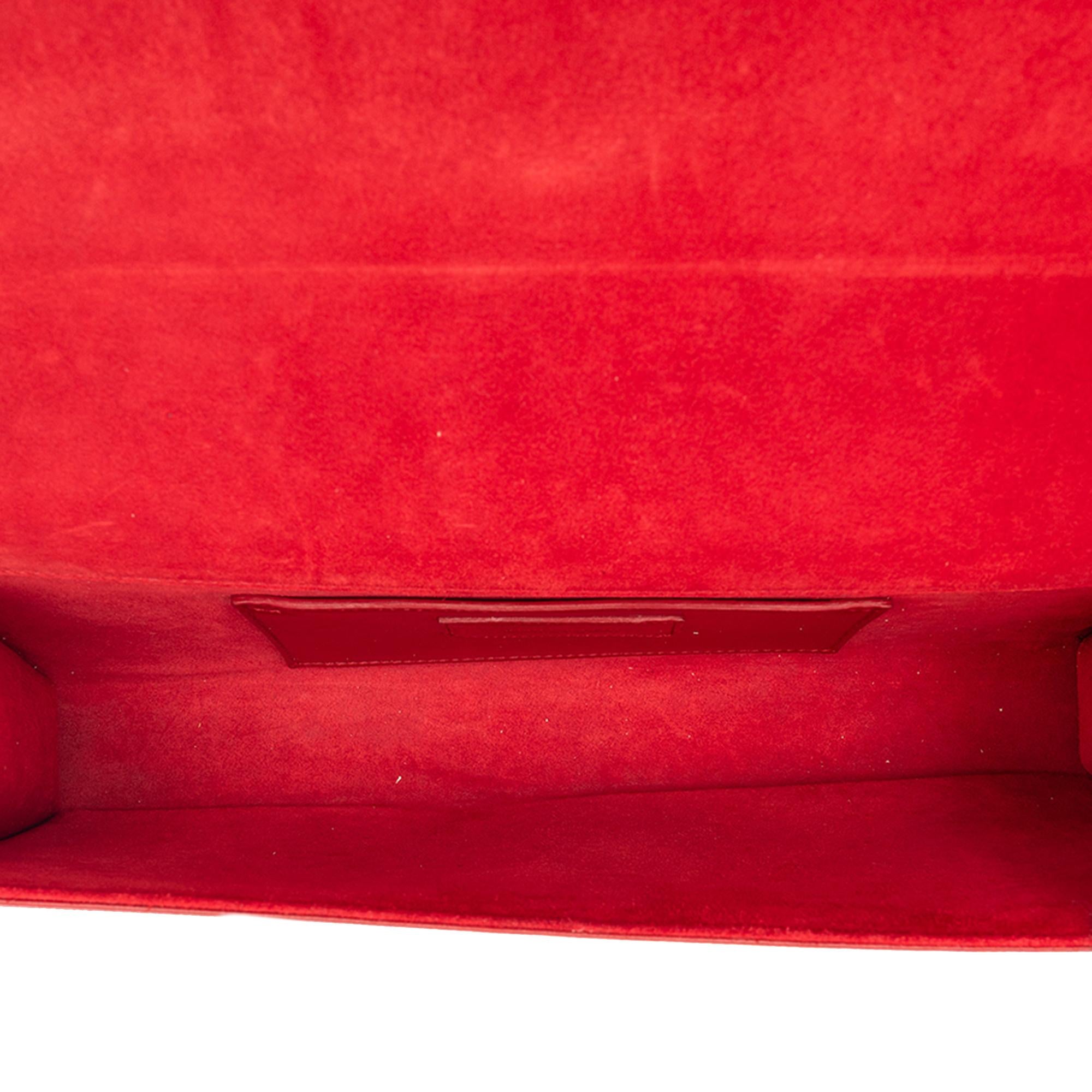 Saint Laurent Grain de Poudre Monogram Cassandre Clutch