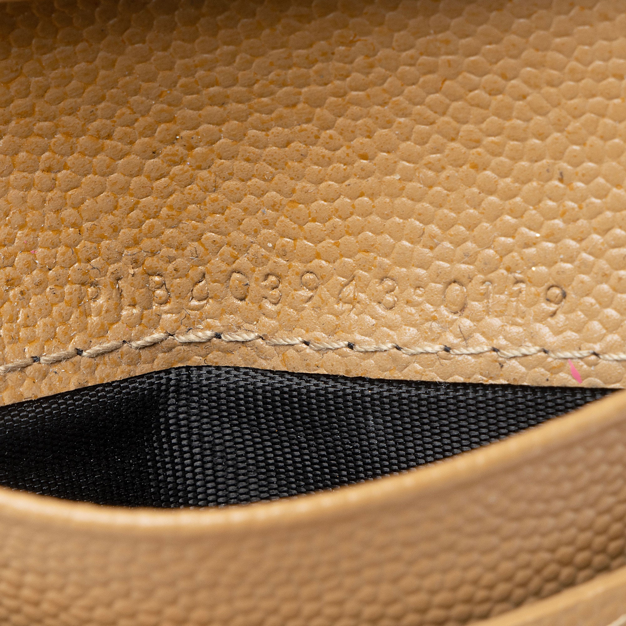 Saint Laurent Grain de Poudre Monogram Compact Trifold Wallet