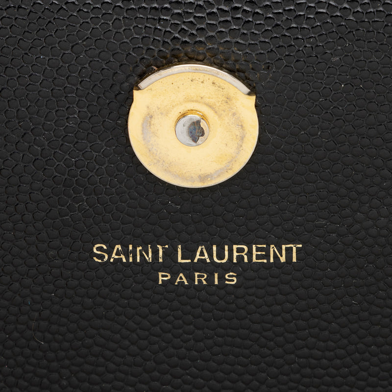 Saint Laurent Grain de Poudre Monogram Kate Small Crossbody Bag (SHF-rdtvvN)