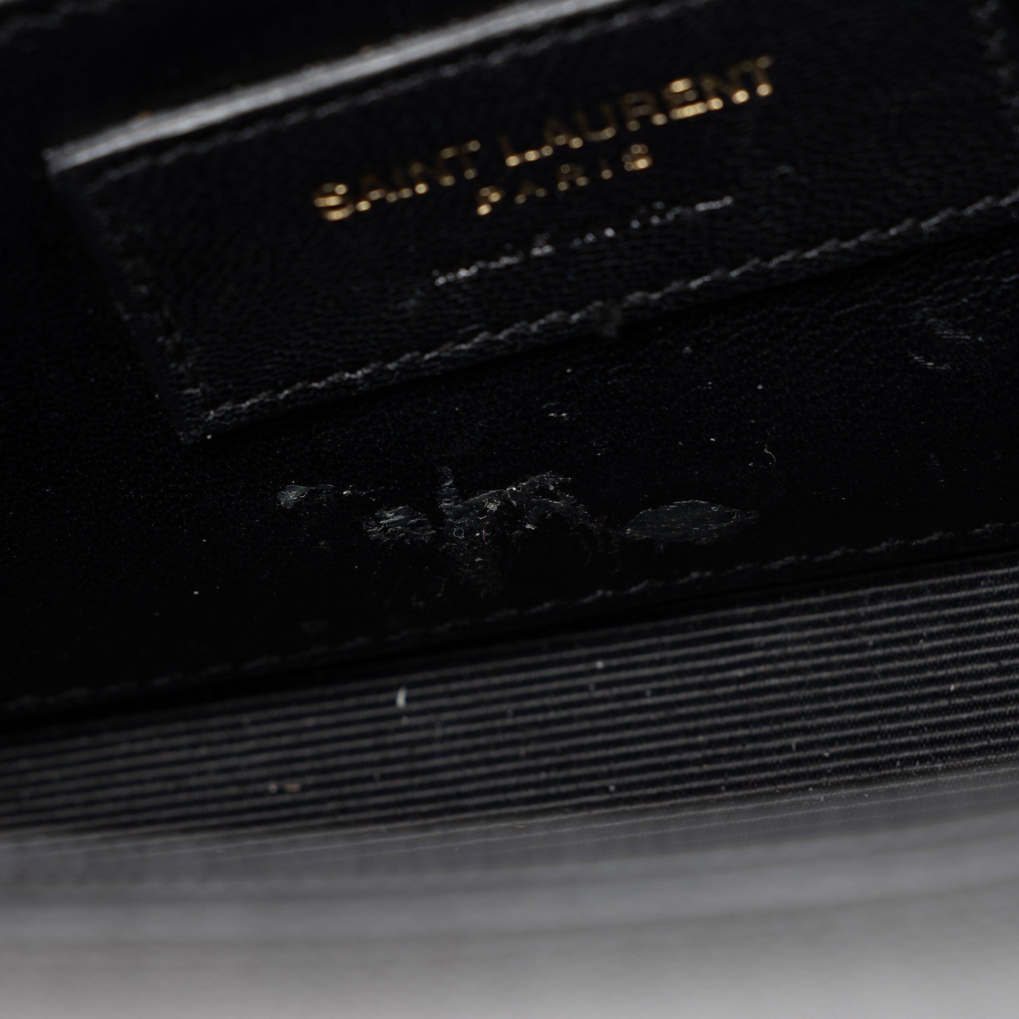 Saint Laurent Grain de Poudre Monogram Kate Small Crossbody (SHF-C8kcKX)