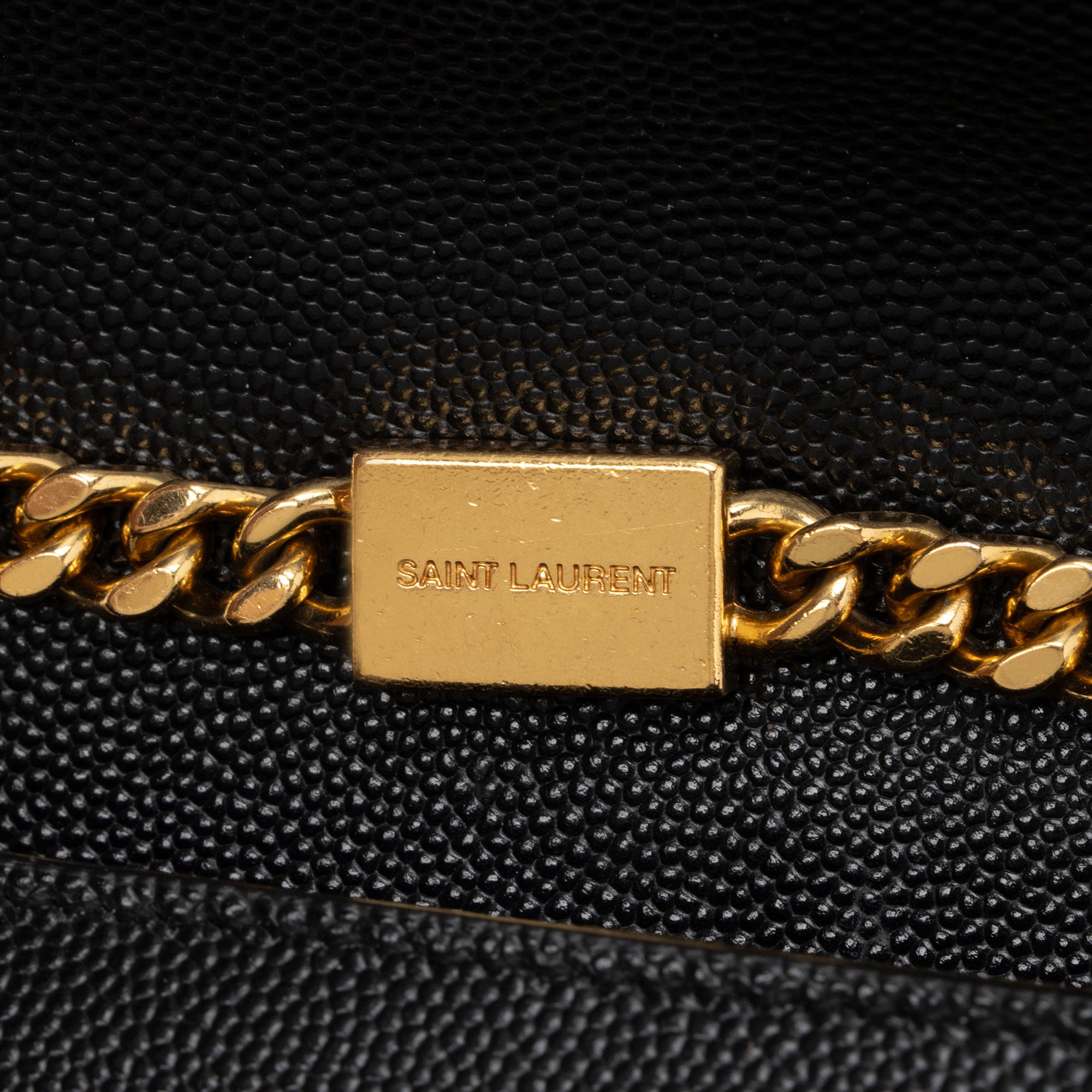 Saint Laurent Grain de Poudre Monogram Kate Small Crossbody (SHF-C8kcKX)