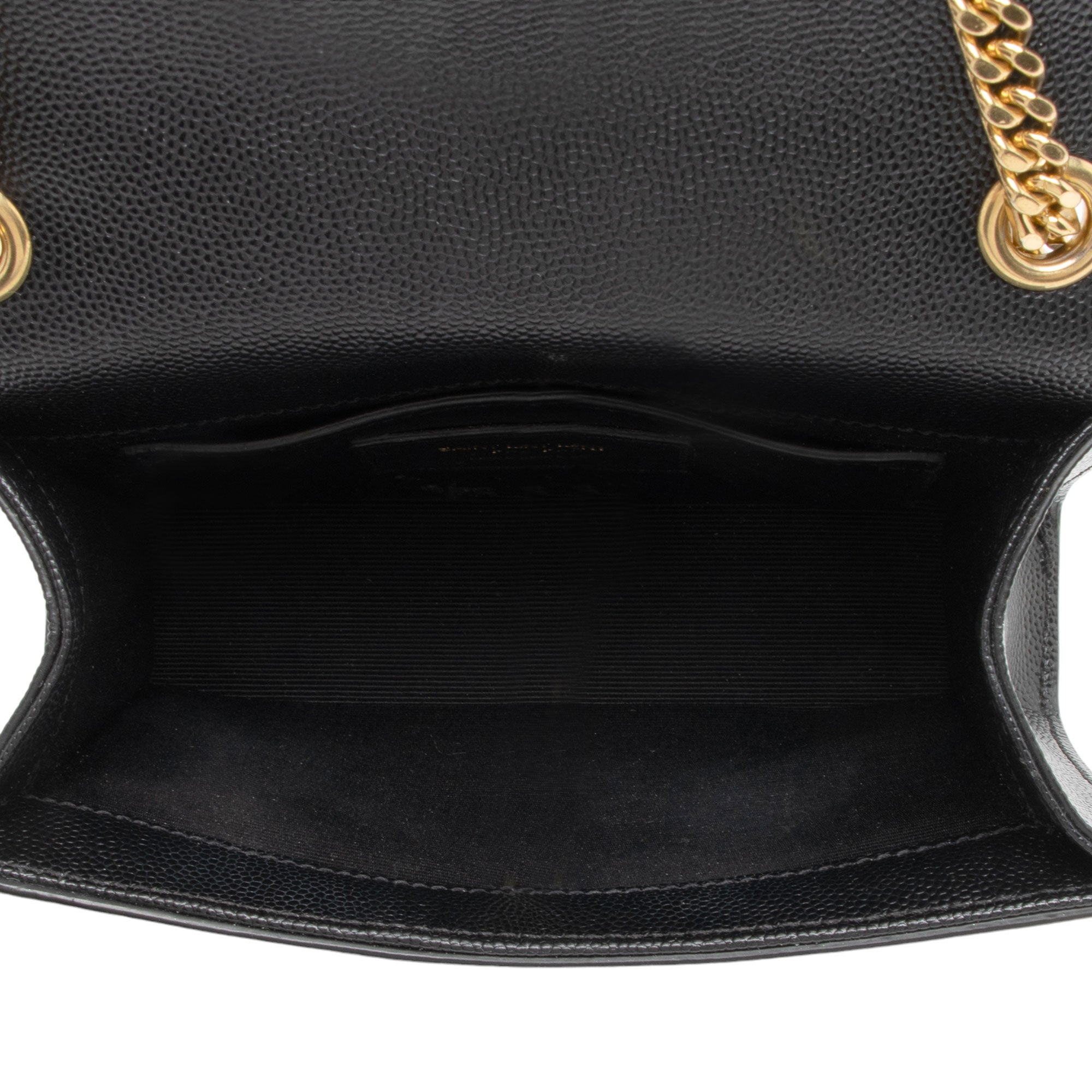 Saint Laurent Grain de Poudre Monogram Kate Small Crossbody (SHF-C8kcKX)