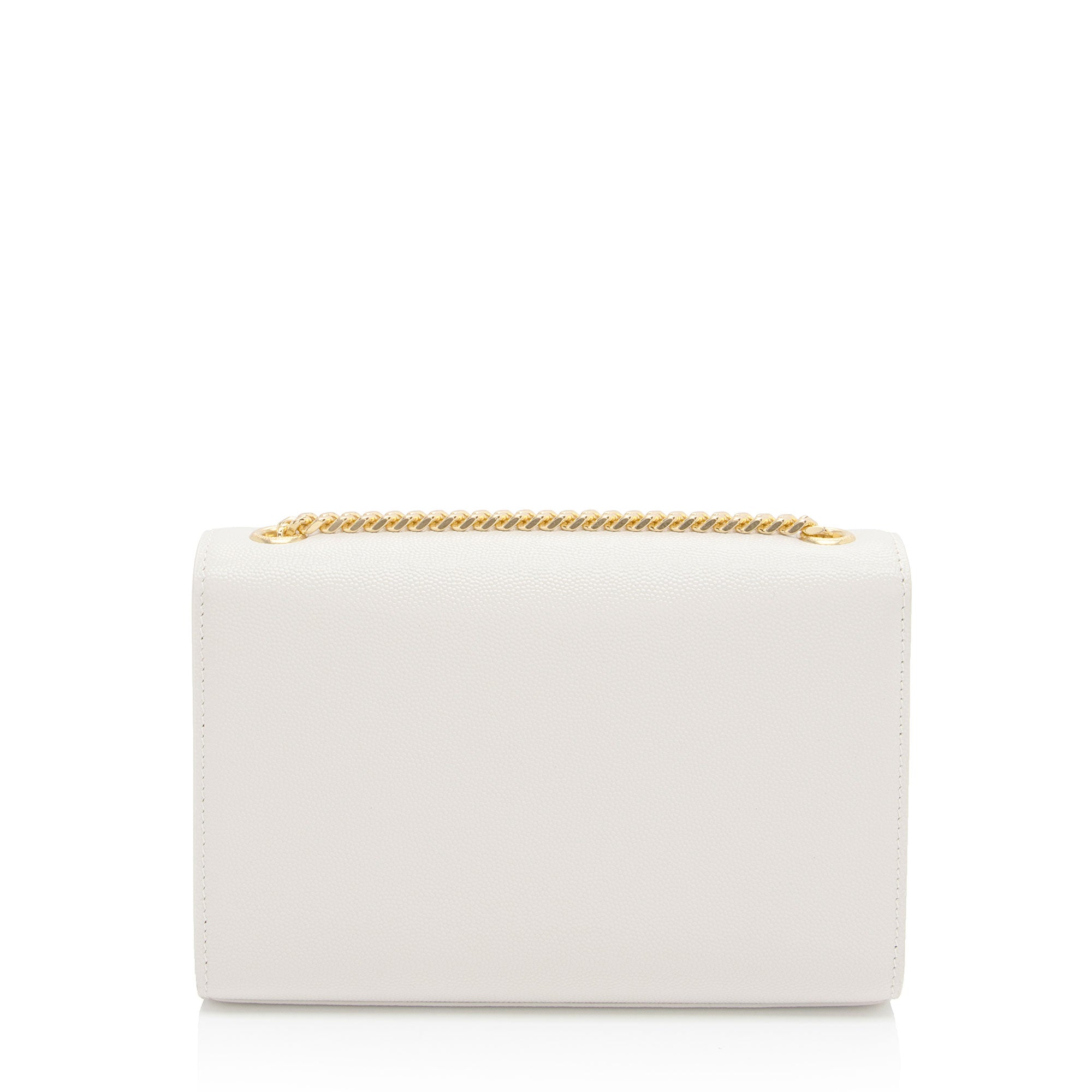 Saint Laurent Grain de Poudre Monogram Kate Small Shoulder Bag (SHF-qk60EH)