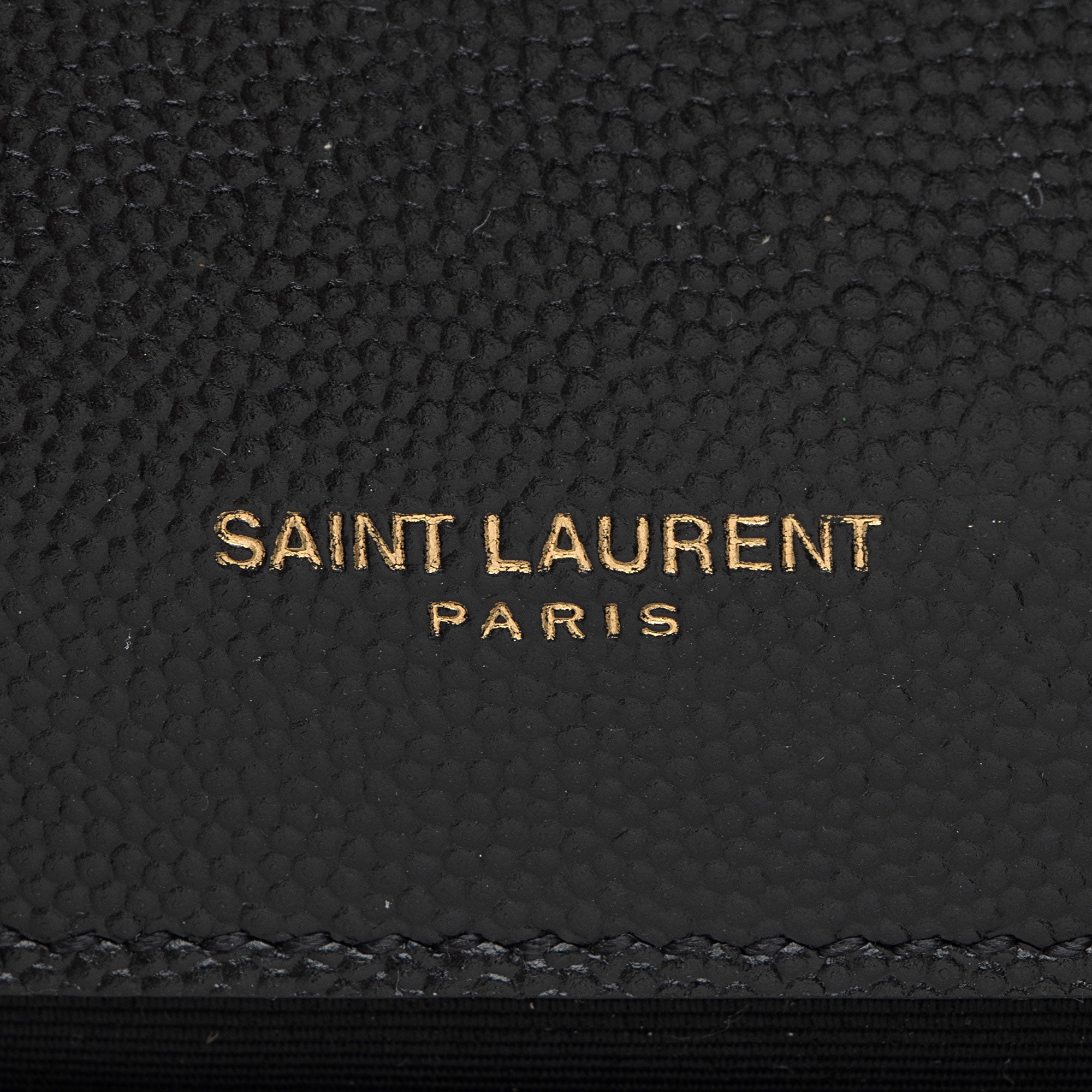 Saint Laurent Grain de Poudre Monogram Kate Small Shoulder Bag
