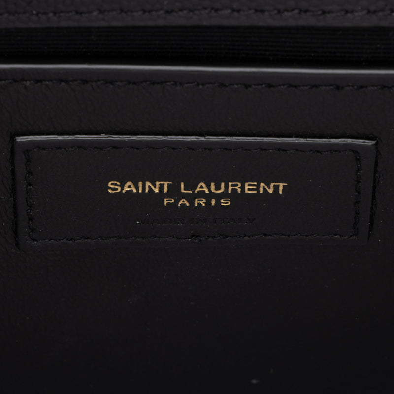 Saint Laurent Grain de Poudre Monogram Kate Tassel Small Shoulder Bag (SHF-GBTrrt)