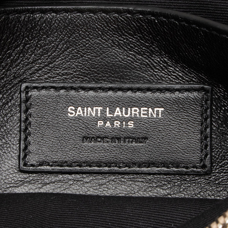 Saint Laurent Grain de Poudre Monogram West Hollywood Small Flap Bag (SHF-syqOc2)