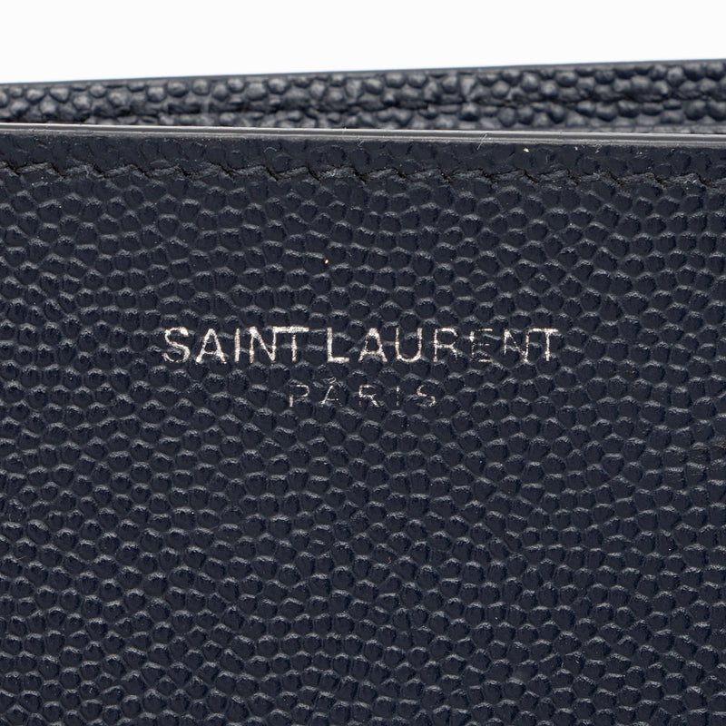 Saint Laurent Grain de Poudre Paris Bi-Fold Wallet (SHF-FUwe9w)