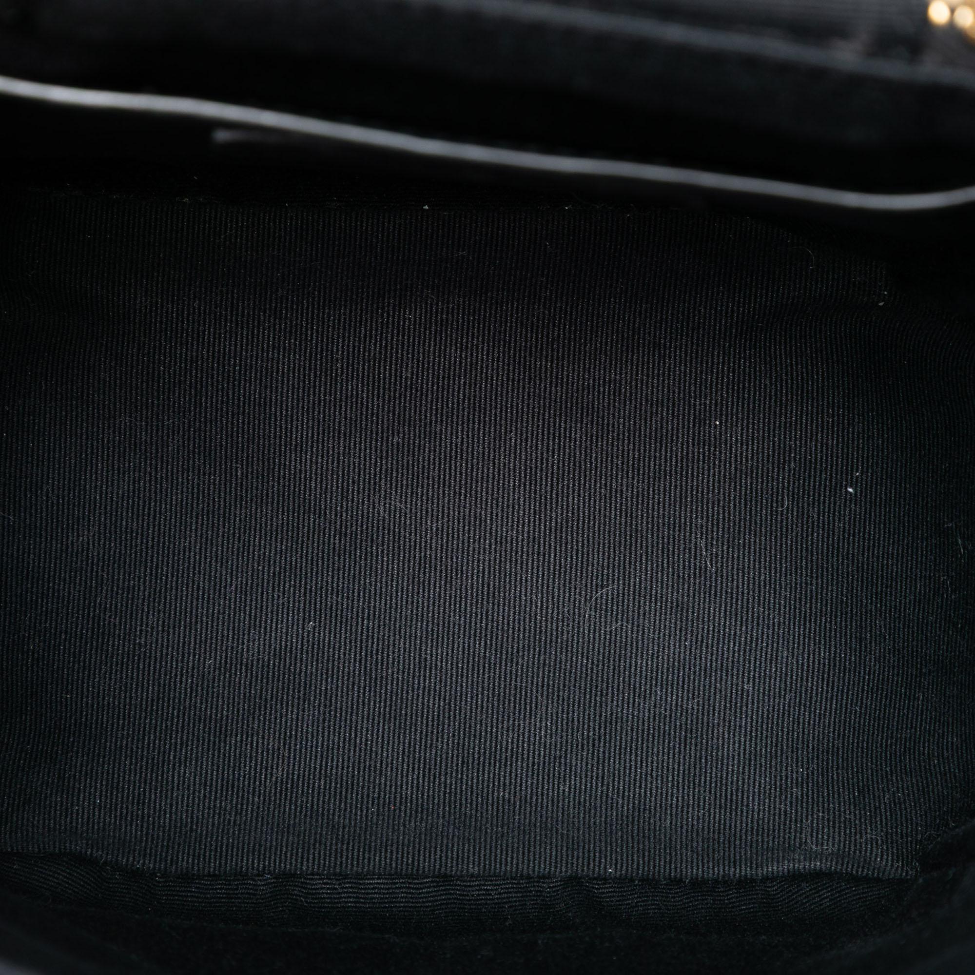 Saint Laurent Grain de Poudre Quilted 80s Vanity Bag