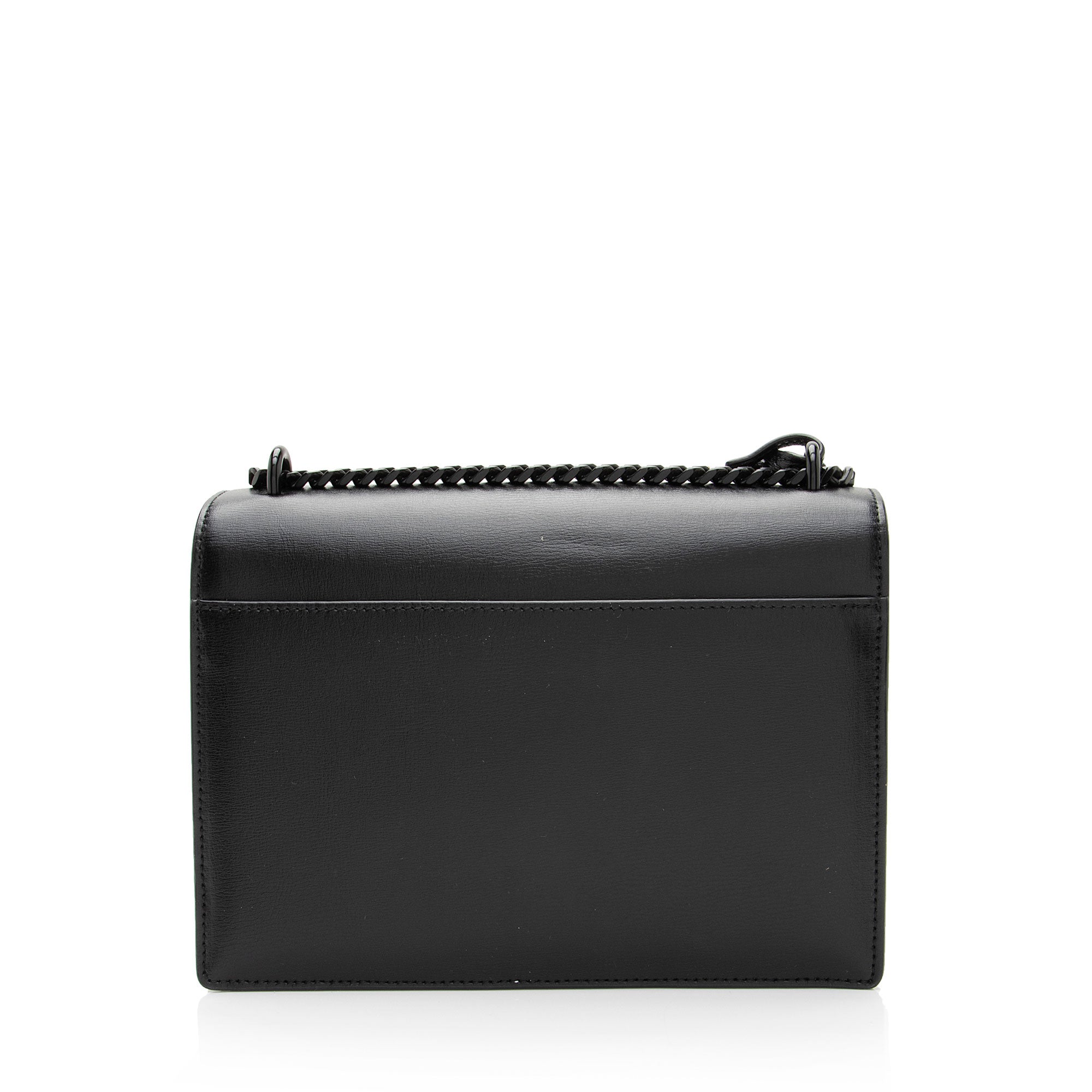 Saint Laurent Grained Calfskin Monogram Sunset Medium Shoulder Bag (SHF-kSaHp8)