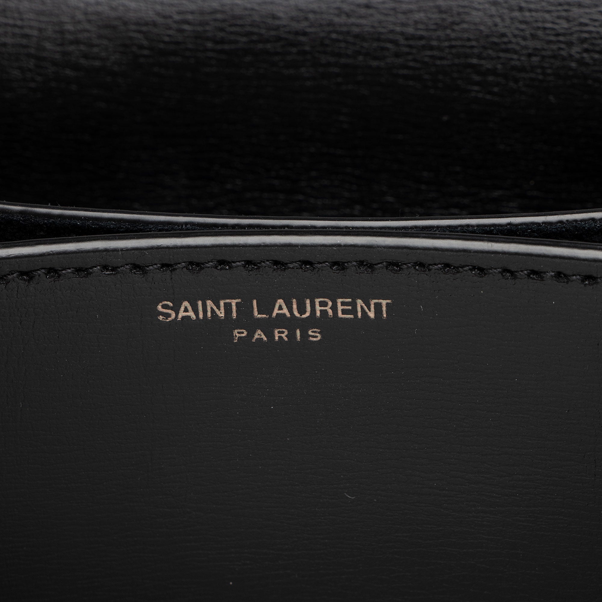 Saint Laurent Grained Calfskin Monogram Sunset Medium Shoulder Bag (SHF-kSaHp8)