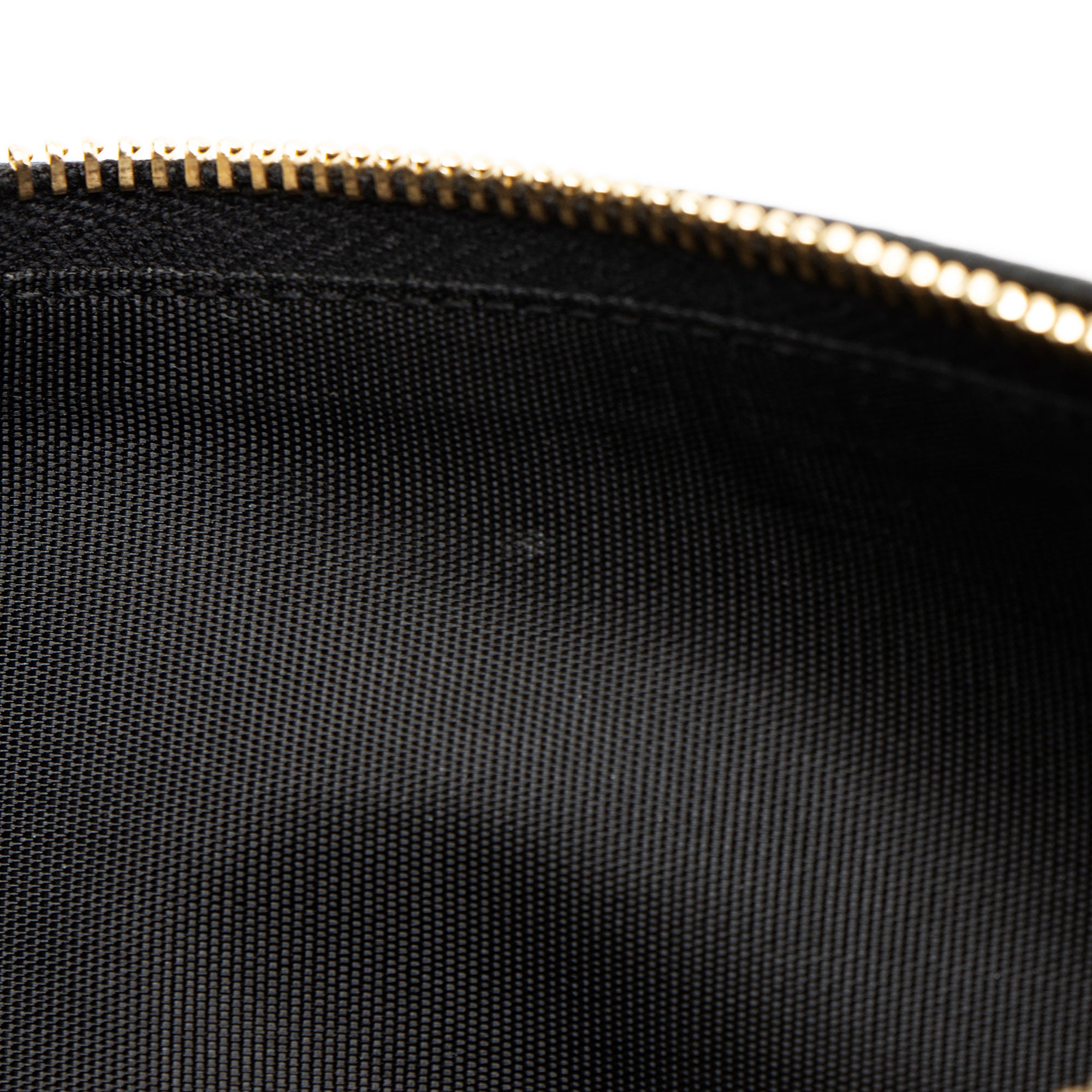 Saint Laurent Grained Leather Tiny Cassandre Flat Long Wallet