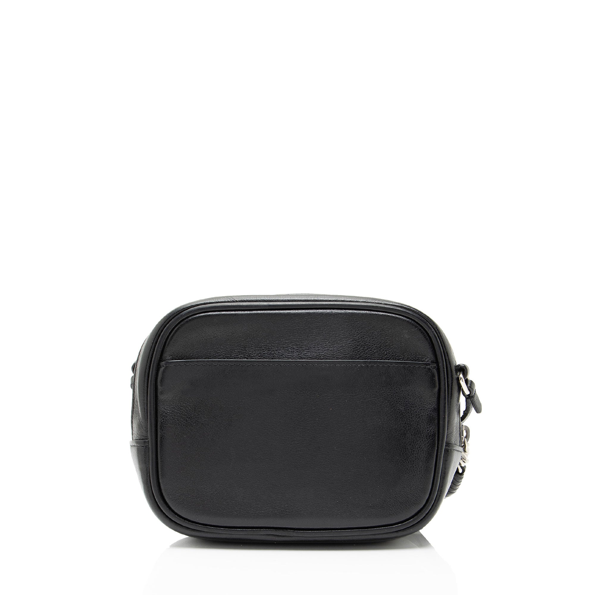 Saint Laurent Heart Studded Leather Monogram Blogger Bag