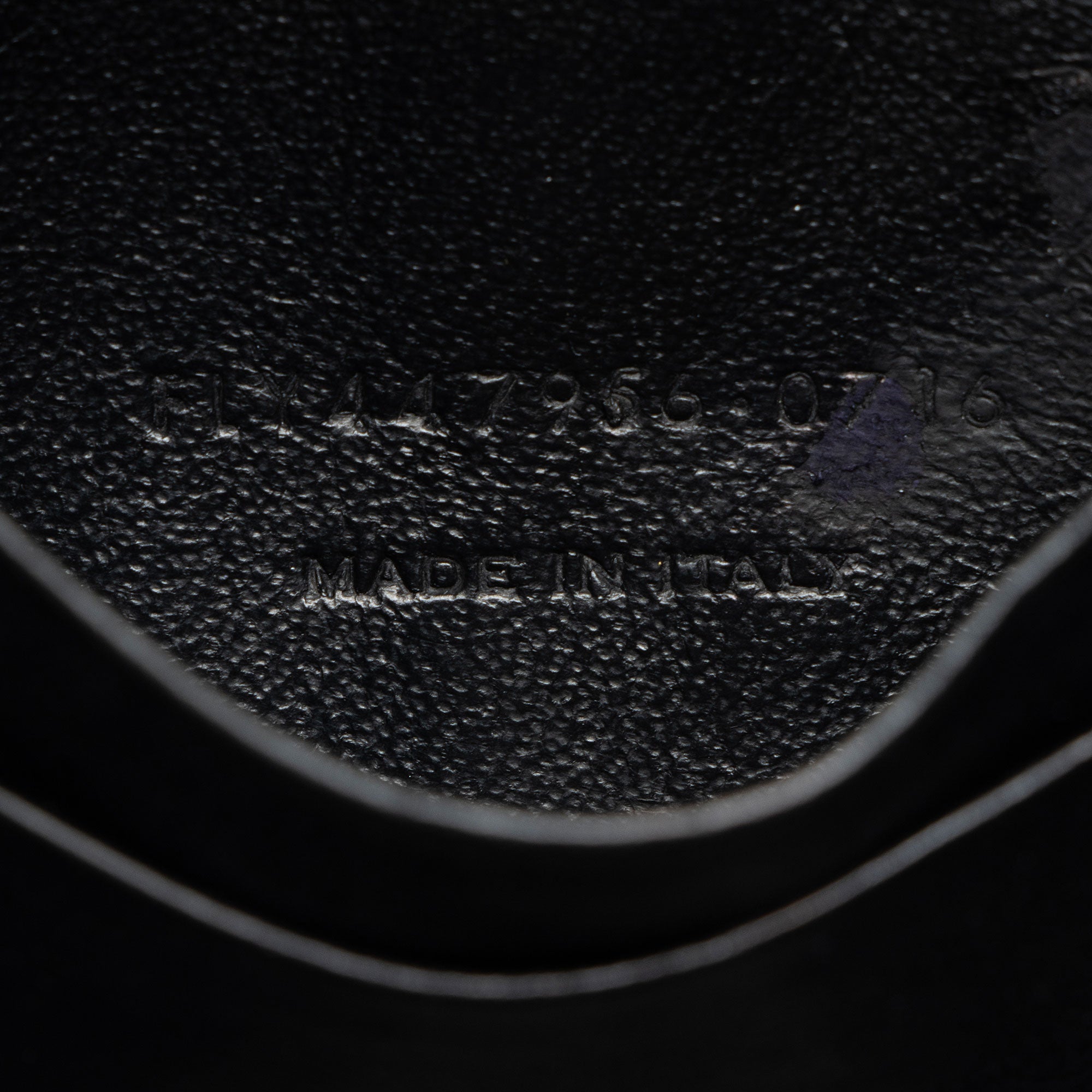 Saint Laurent Heart Studded Leather Monogram Blogger Bag