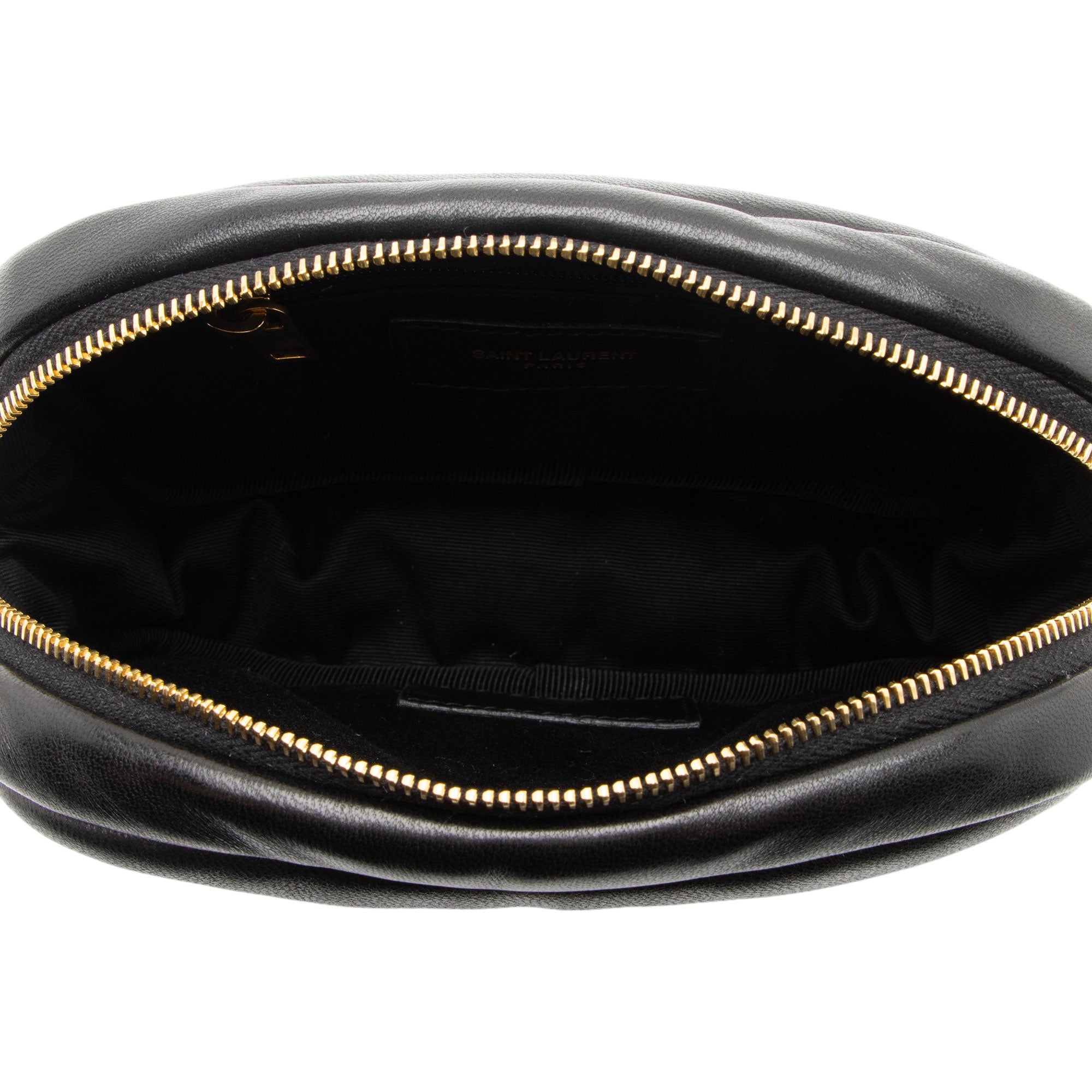 Saint Laurent Lambskin Calypso Mini Cosmetic Pouch (SHF-Ursi0c)