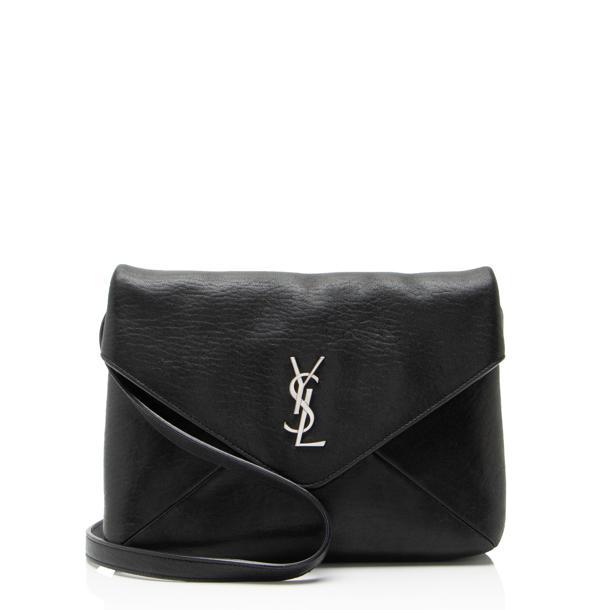 Saint Laurent Lambskin Cassandre Envelope Messenger