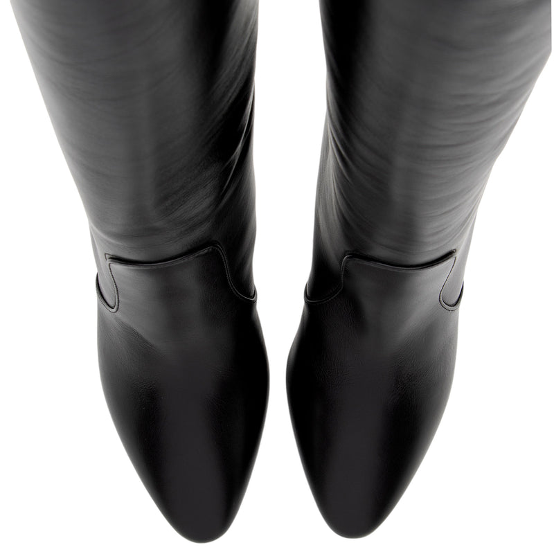 Saint Laurent Lambskin Koller Boots - Size 6.5 / 36.5 (SHF-tuOmY5)