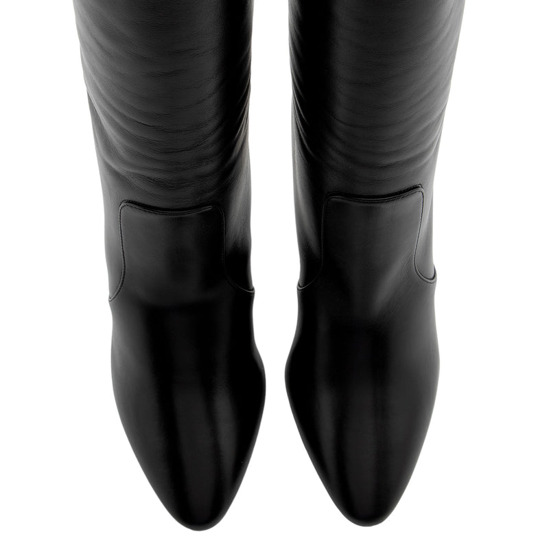Saint Laurent Lambskin Koller Boots - Size 9.5 / 39.5 (SHF-BTvzK6)