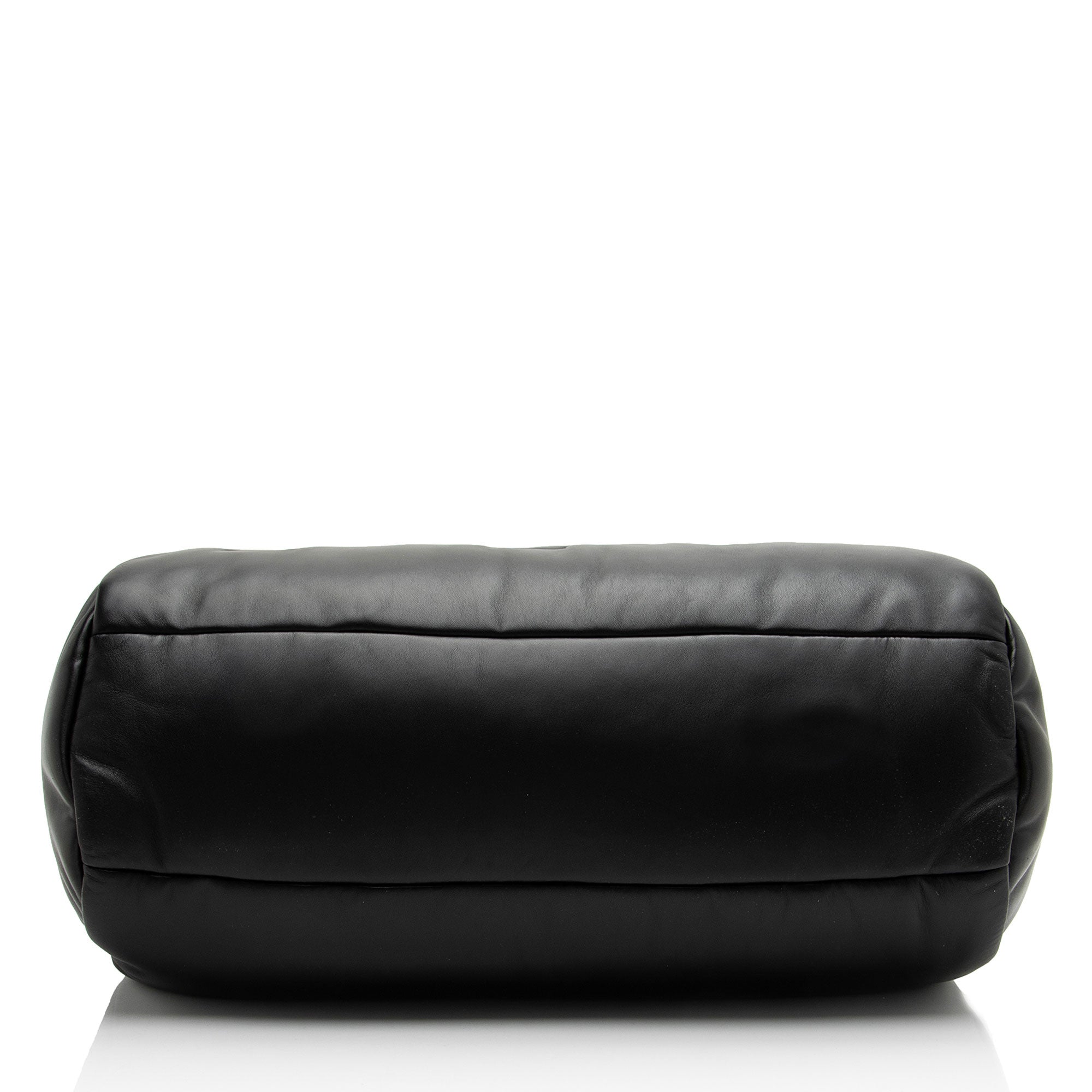 Saint Laurent Lambskin Logo Puffer Duffle