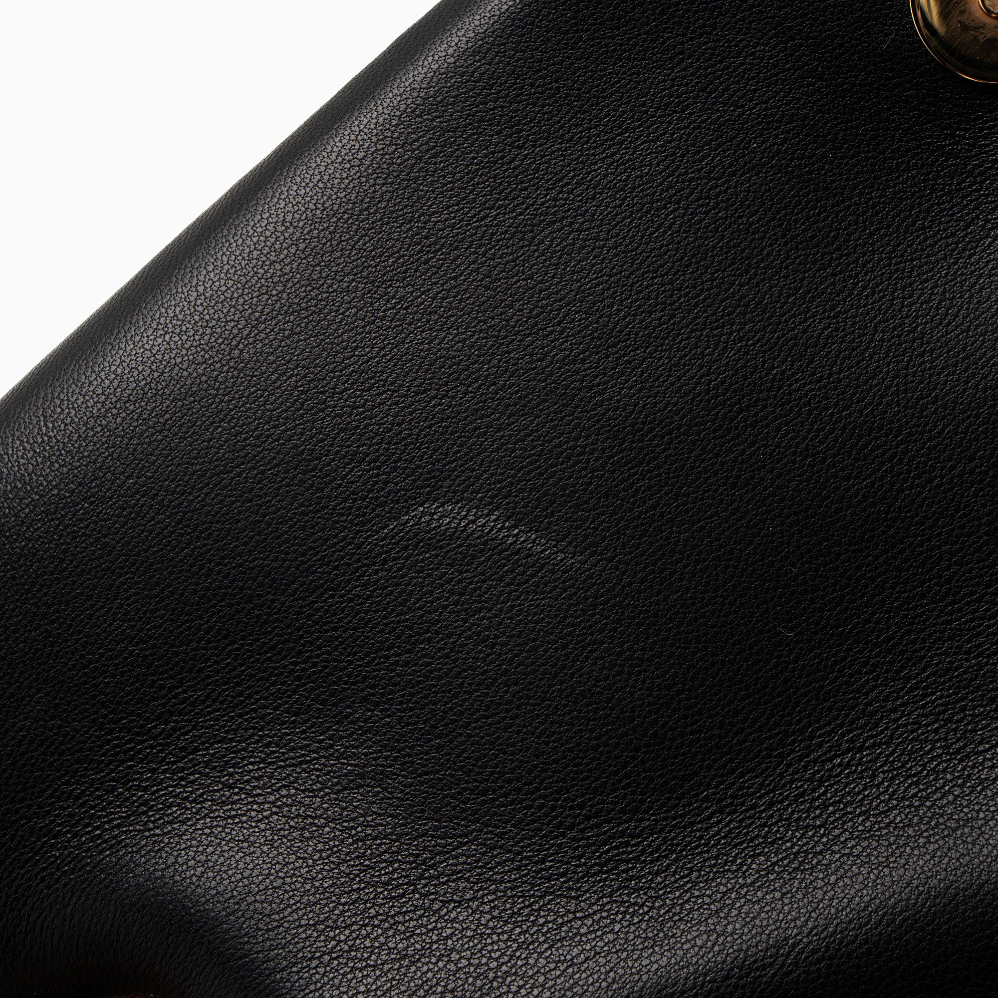Saint Laurent Lambskin Monogram Calypso Small Shoulder Bag