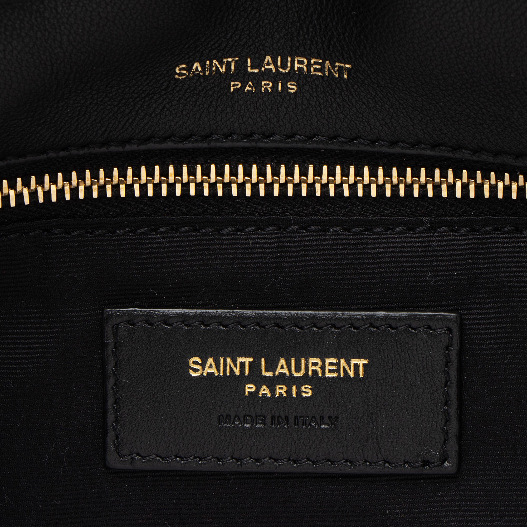 Saint Laurent Lambskin Monogram Calypso Small Shoulder Bag