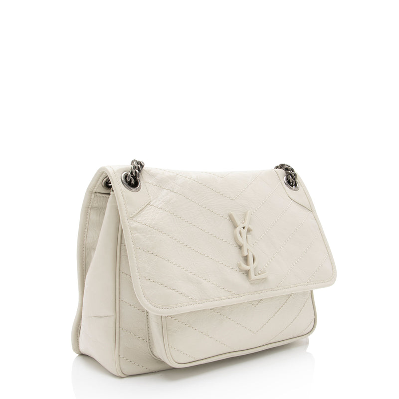 Saint Laurent Lambskin Monogram Niki Medium Shoulder Bag (SHF-bFf3zX)