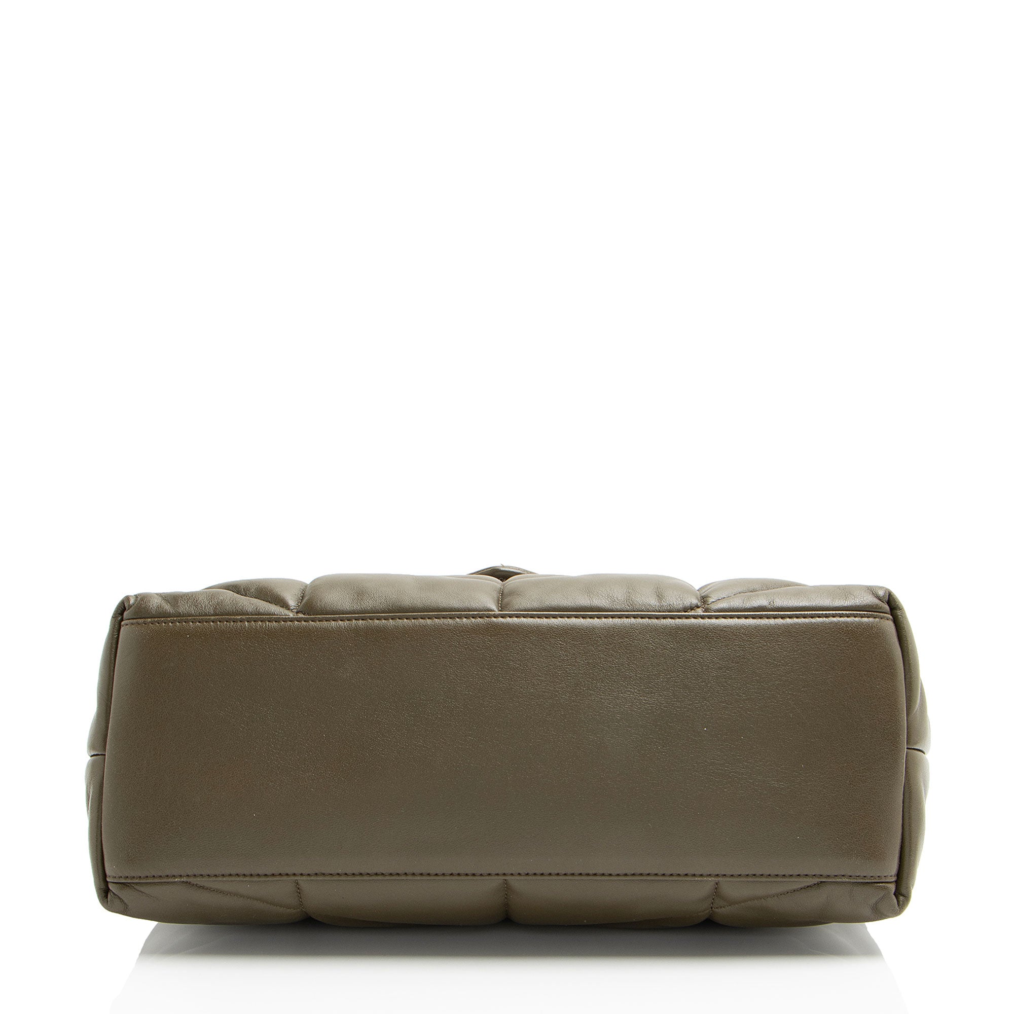 Saint Laurent Lambskin Monogram Puffer LouLou Medium Shoulder Bag