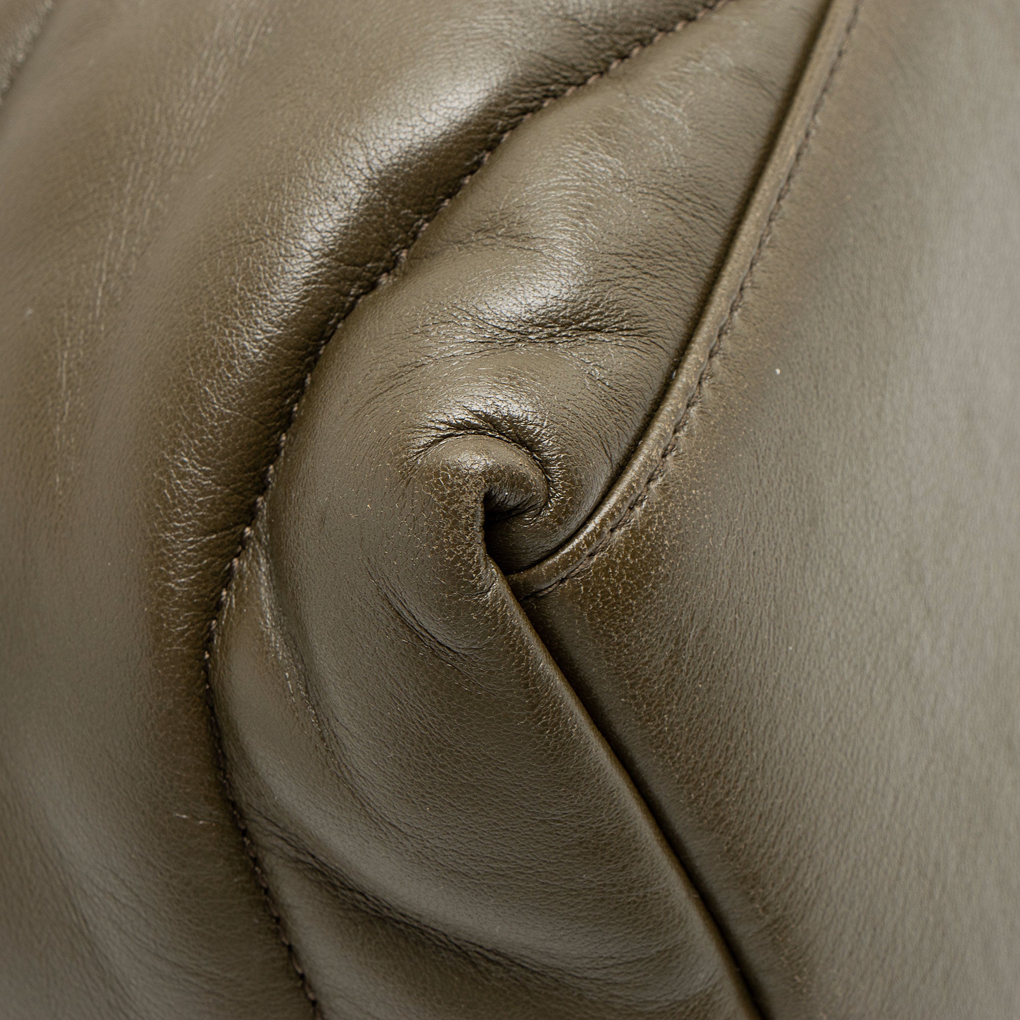 Saint Laurent Lambskin Monogram Puffer LouLou Medium Shoulder Bag