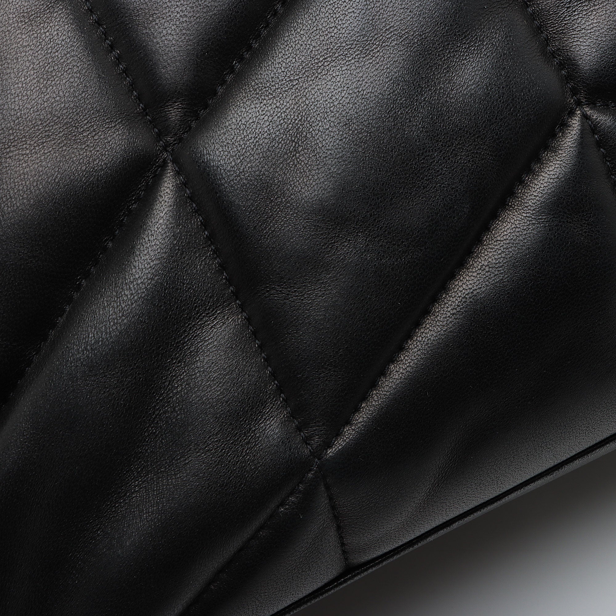 Saint Laurent Lambskin Monogram Puffer LouLou Medium Shoulder Bag