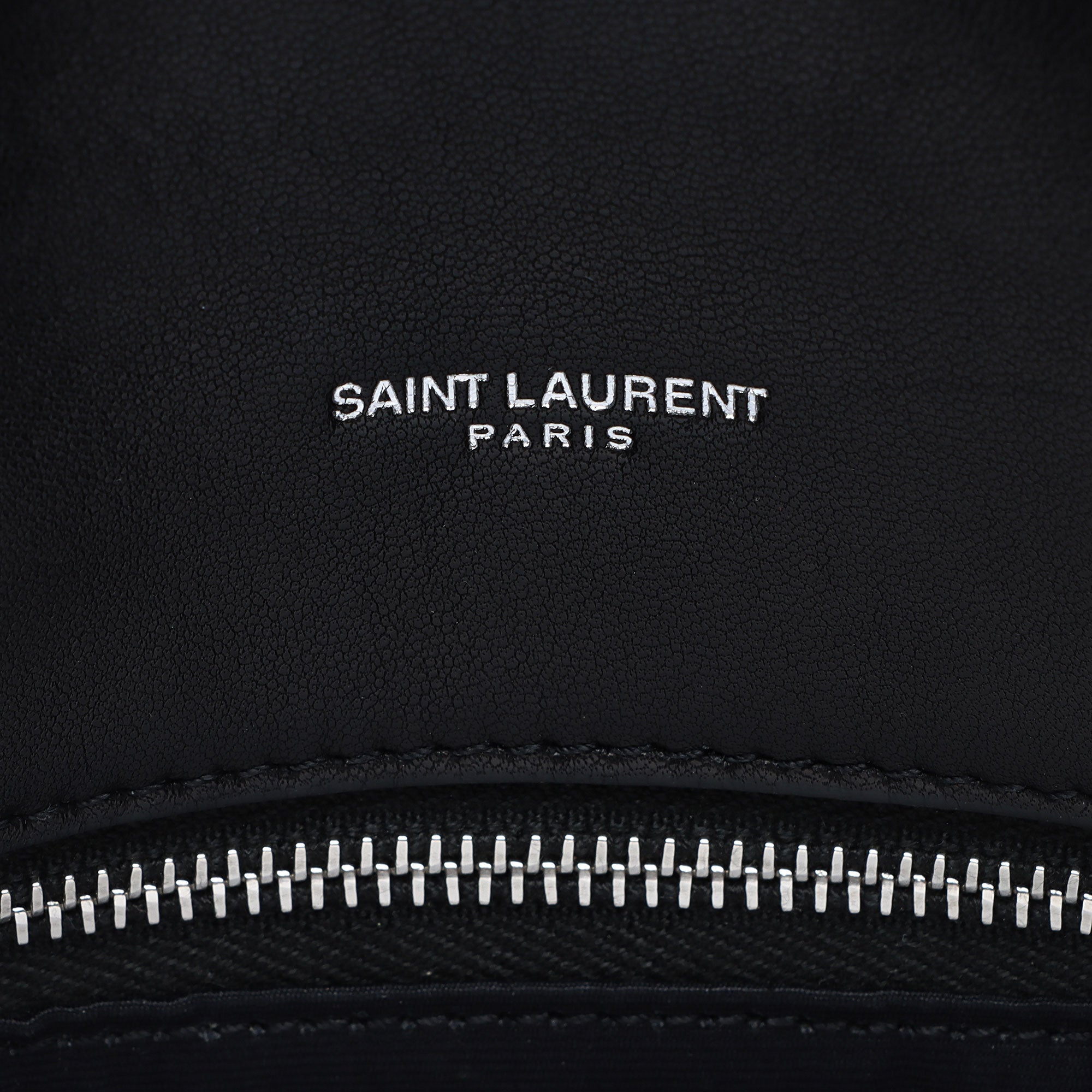 Saint Laurent Lambskin Monogram Puffer LouLou Medium Shoulder Bag