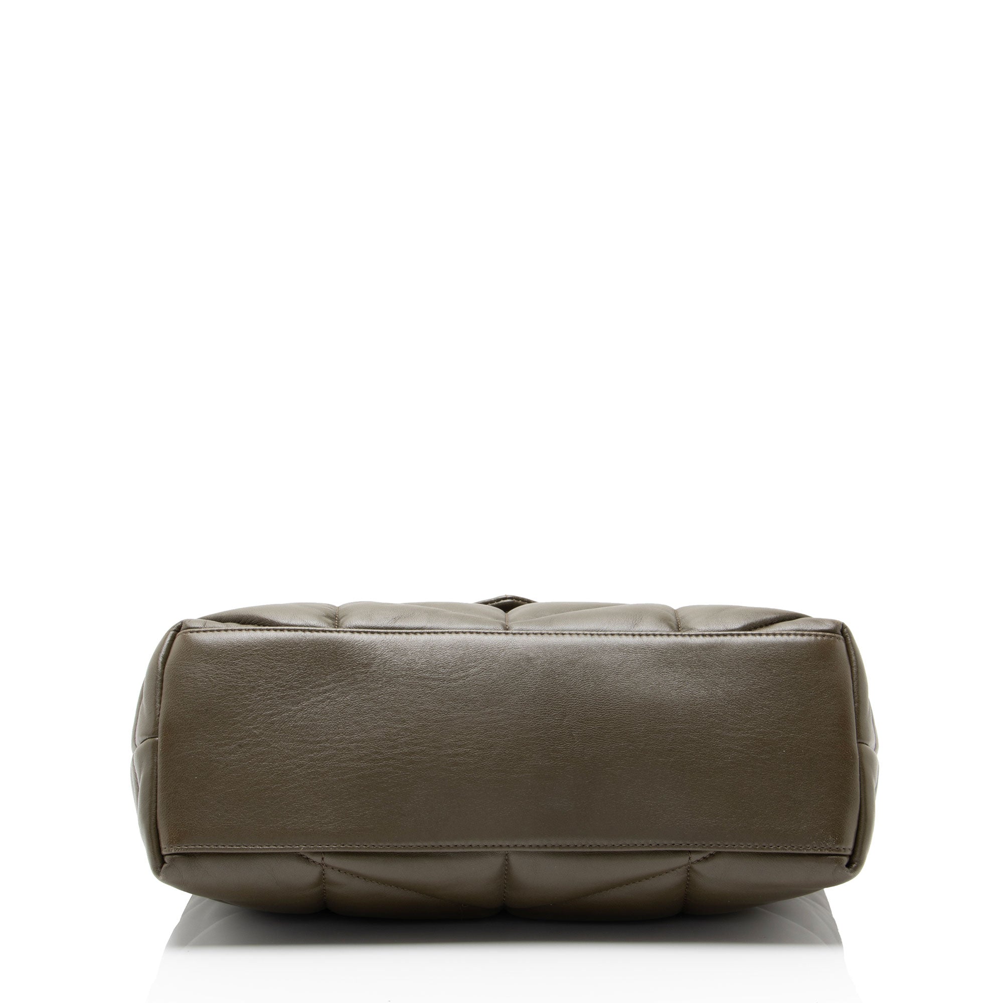 Saint Laurent Lambskin Monogram Puffer LouLou Small Shoulder Bag