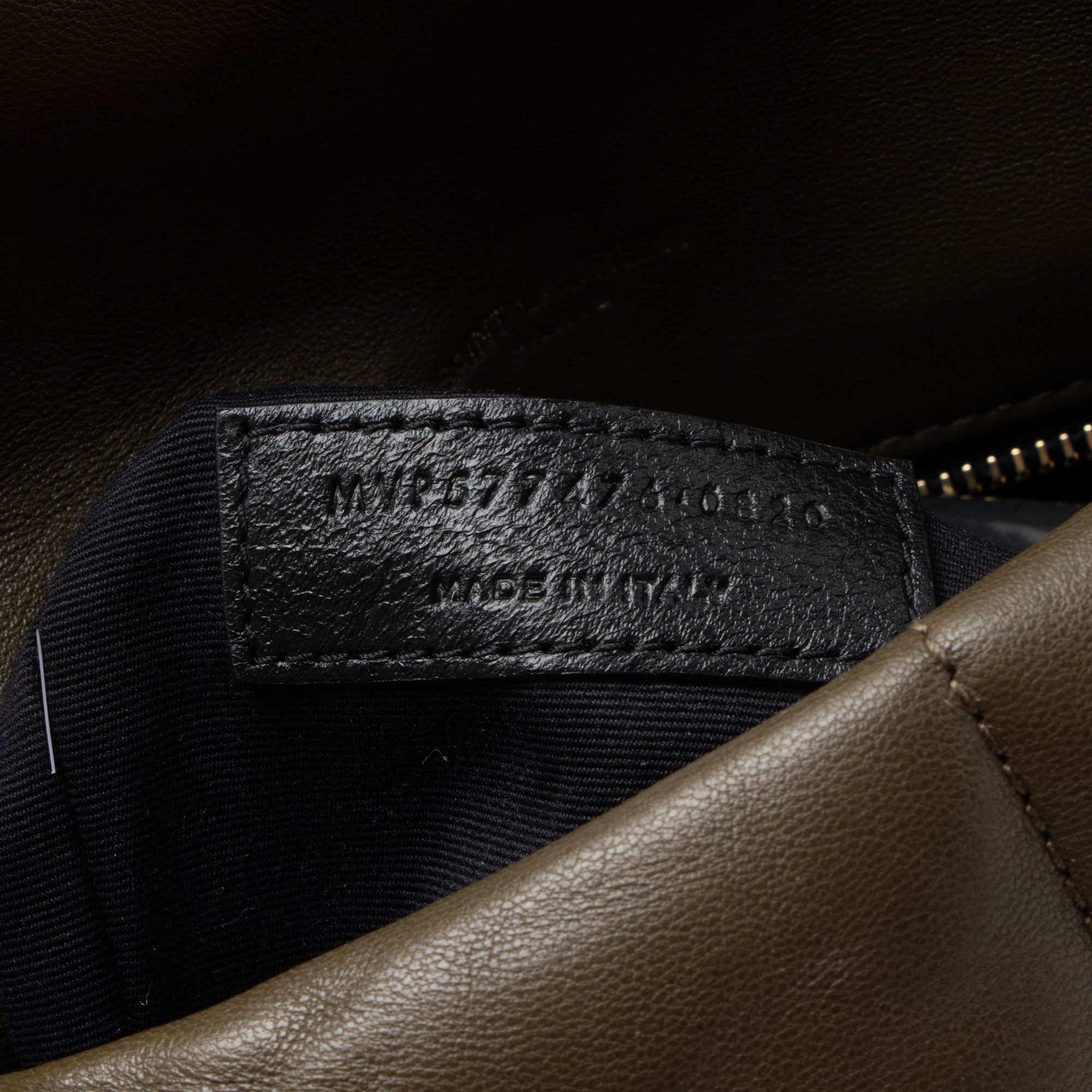 Saint Laurent Lambskin Monogram Puffer LouLou Small Shoulder Bag