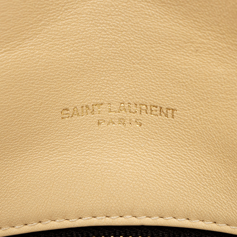 Saint Laurent Lambskin Monogram Puffer LouLou Toy Shoulder Bag (SHF-YtkKdB)