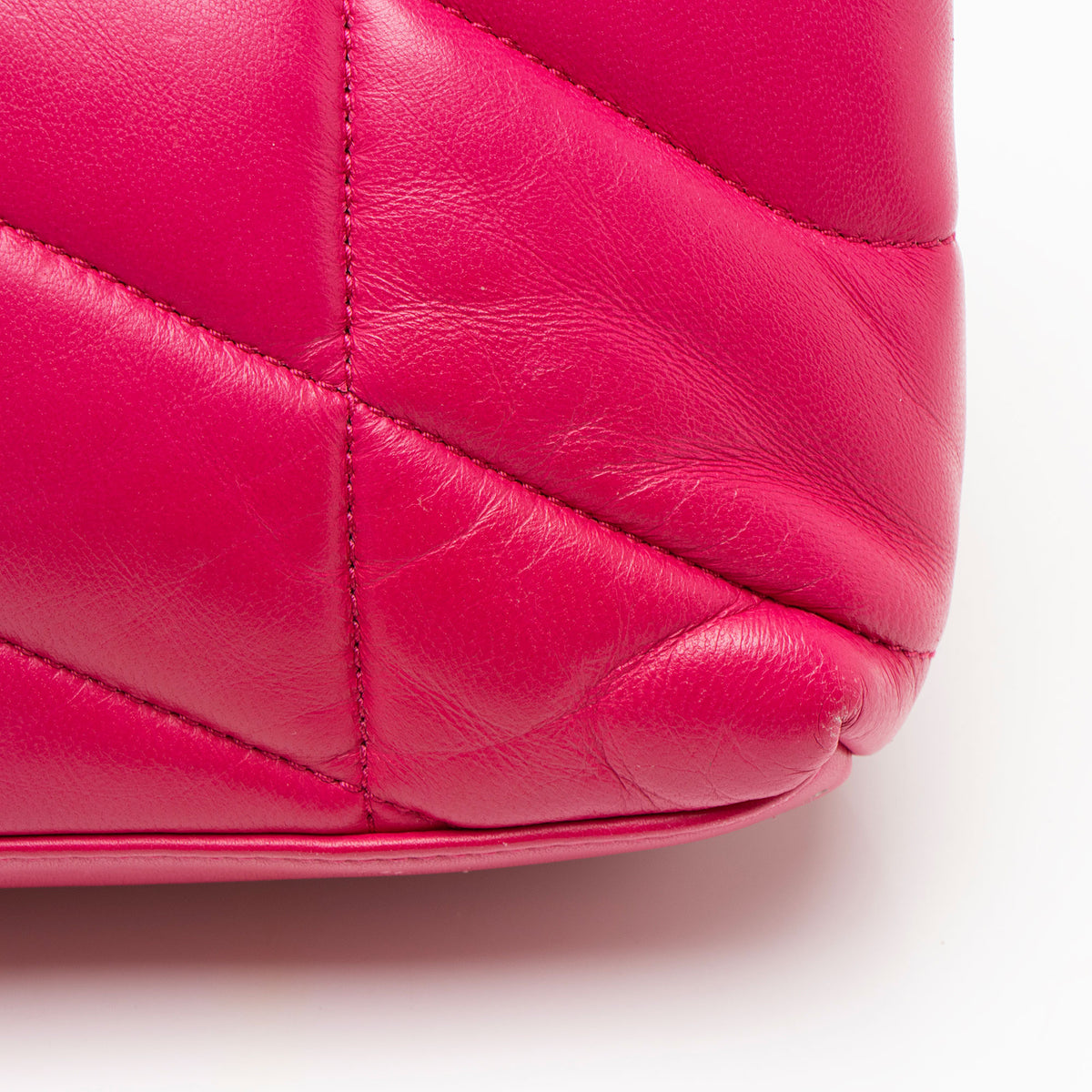 Saint Laurent Lambskin Monogram Puffer LouLou Toy Shoulder Bag