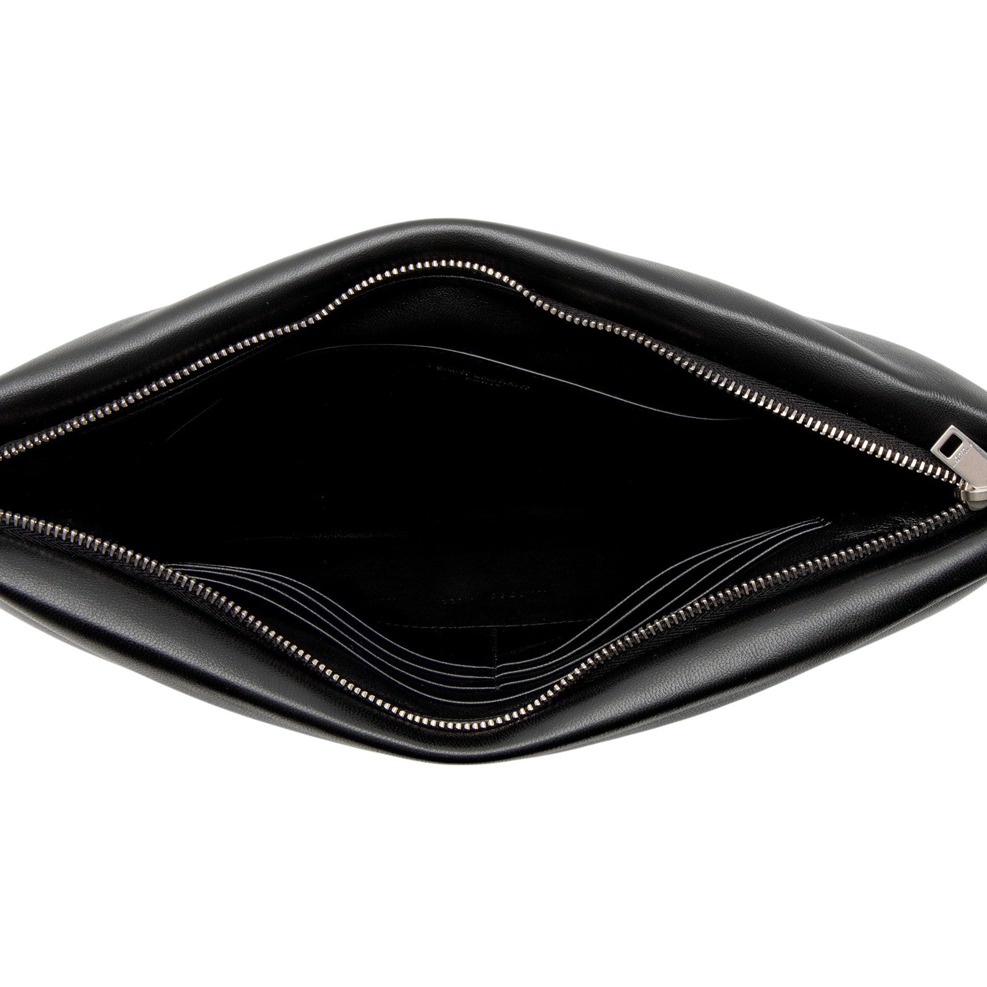 Saint Laurent Lambskin Puffy Pouch