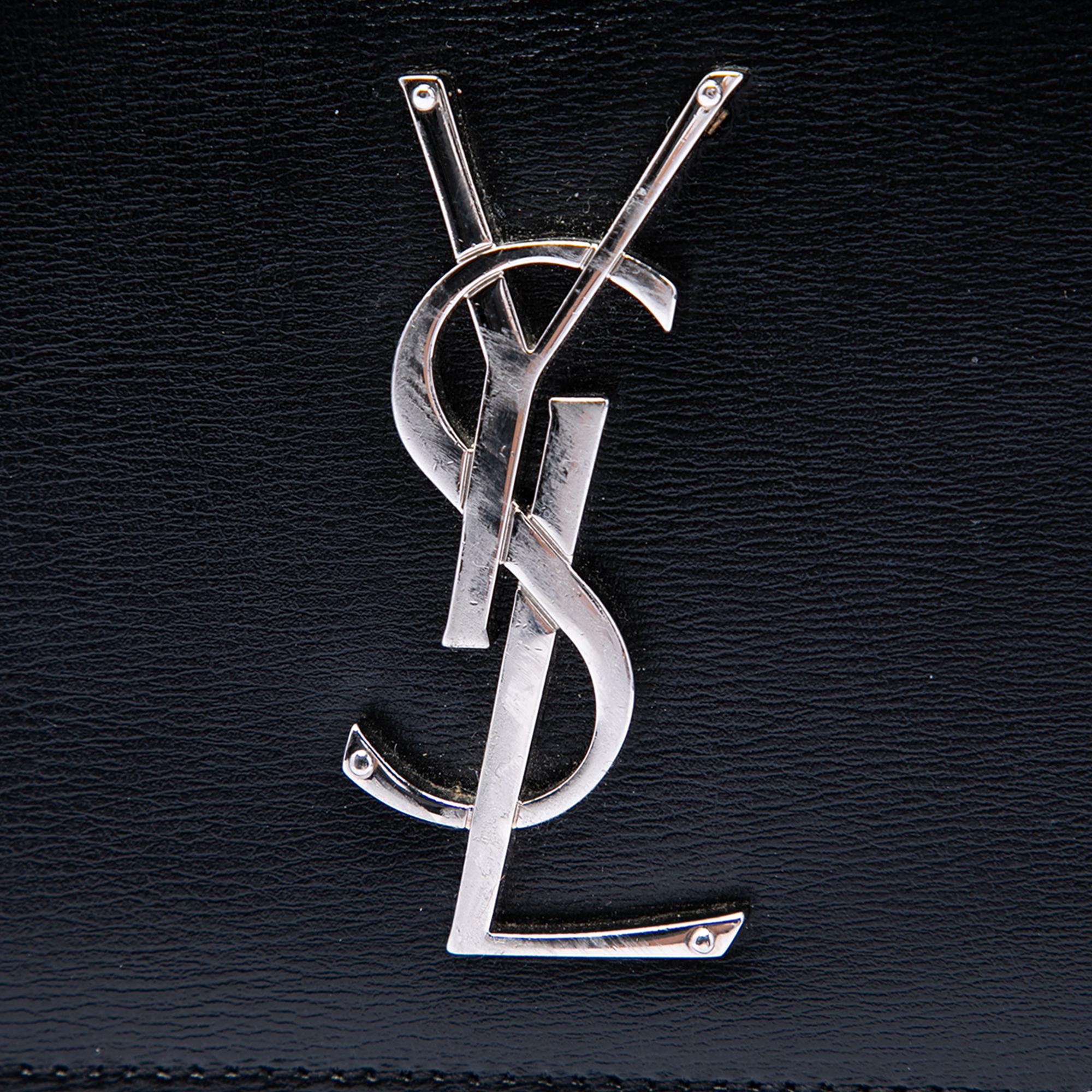 Saint Laurent Large Calfskin Monogram Sunset Crossbody