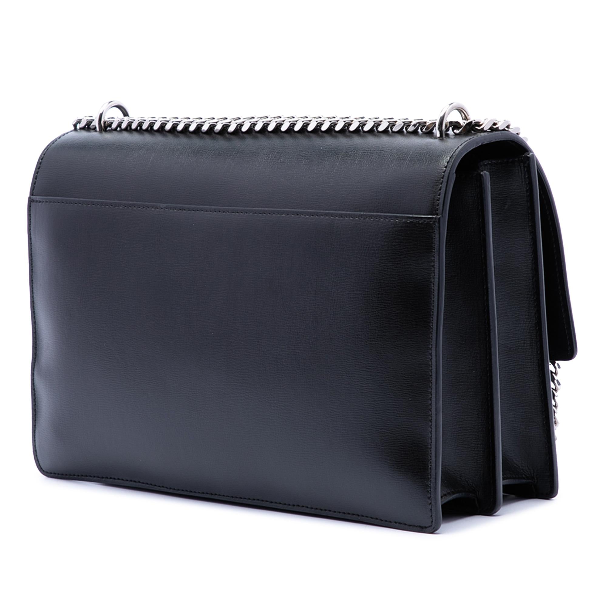 Saint Laurent Large Calfskin Monogram Sunset Crossbody