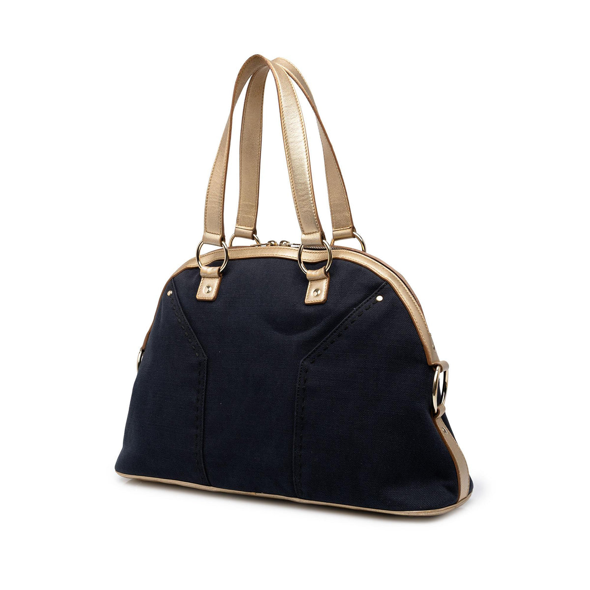 Saint Laurent Large Canvas Muse Handbag