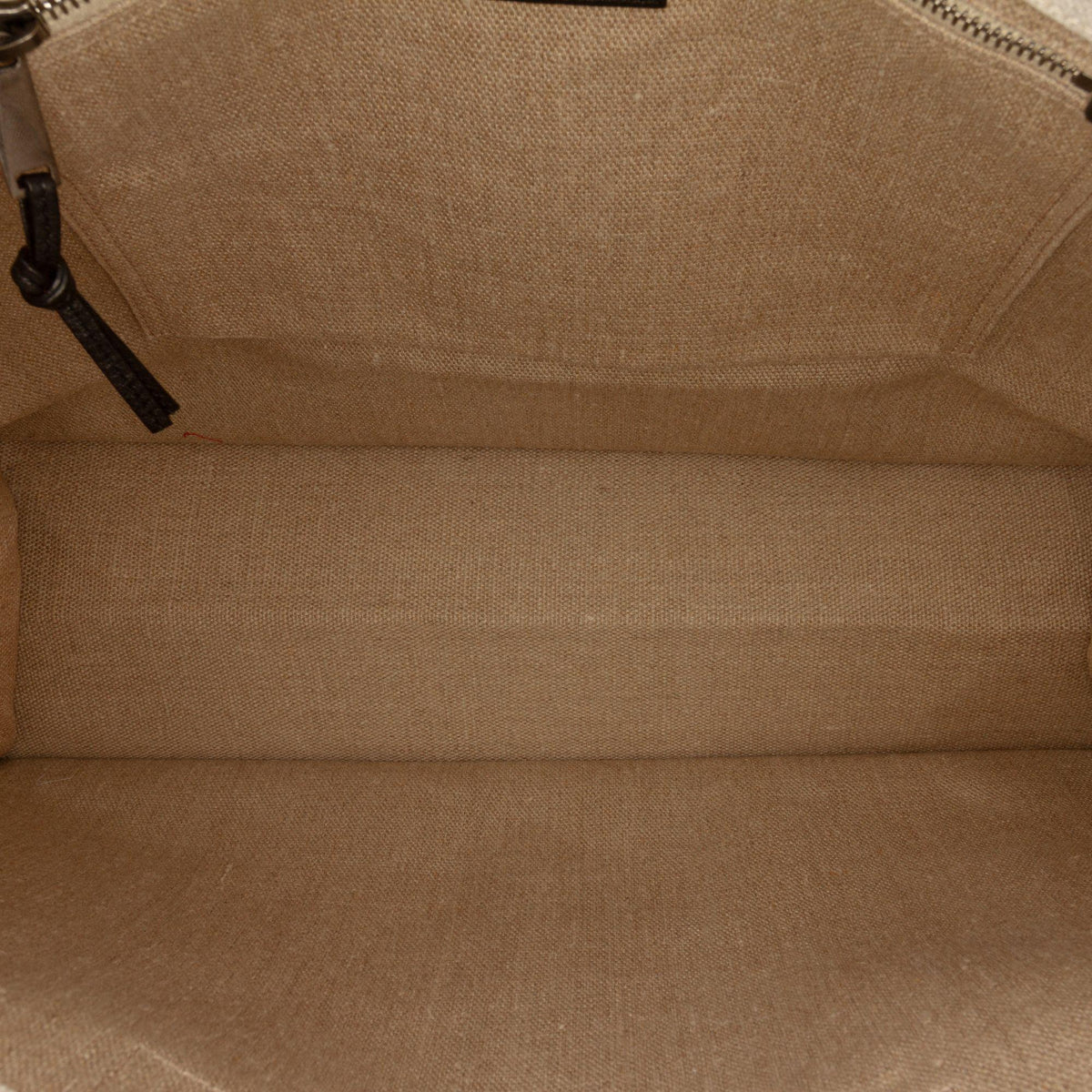Saint Laurent Large Canvas Rive Gauche Tote