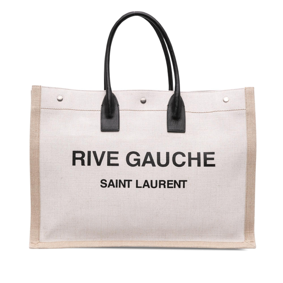 Saint Laurent Large Canvas Rive Gauche Tote