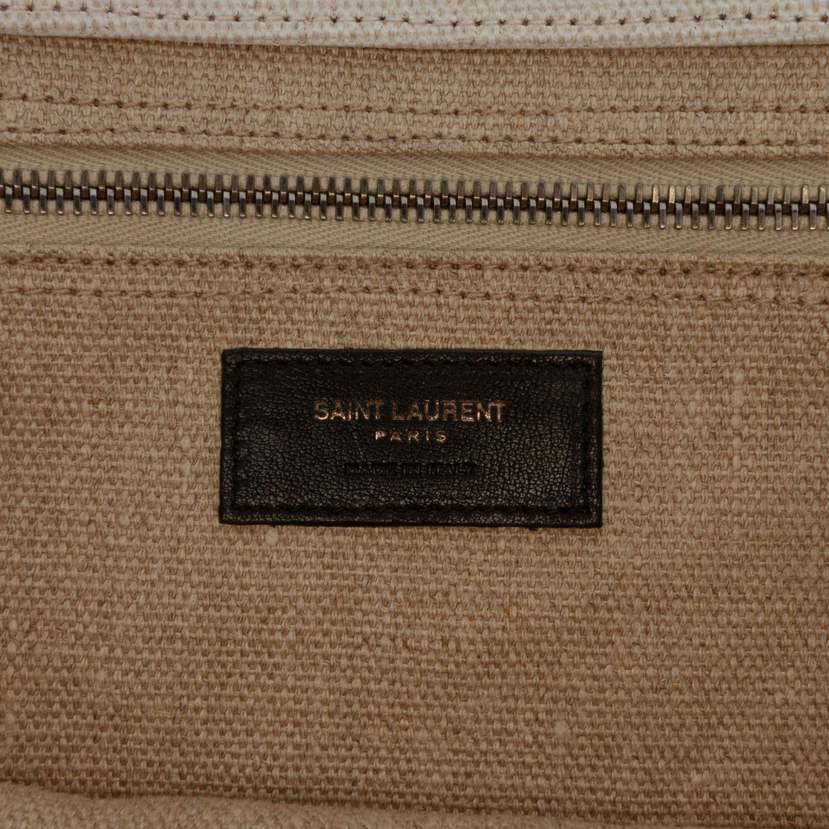 Saint Laurent Large Canvas Rive Gauche Tote