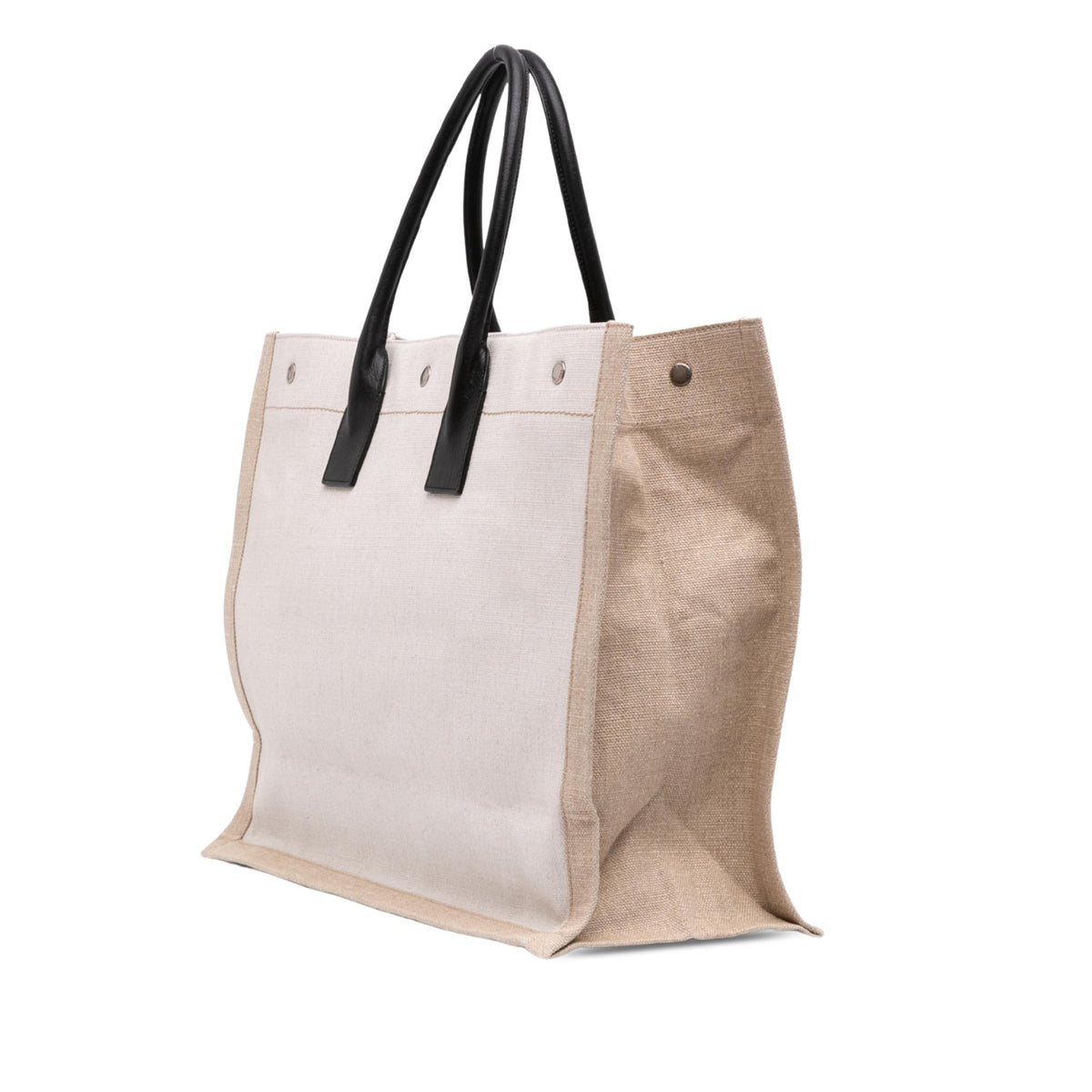 Saint Laurent Large Canvas Rive Gauche Tote