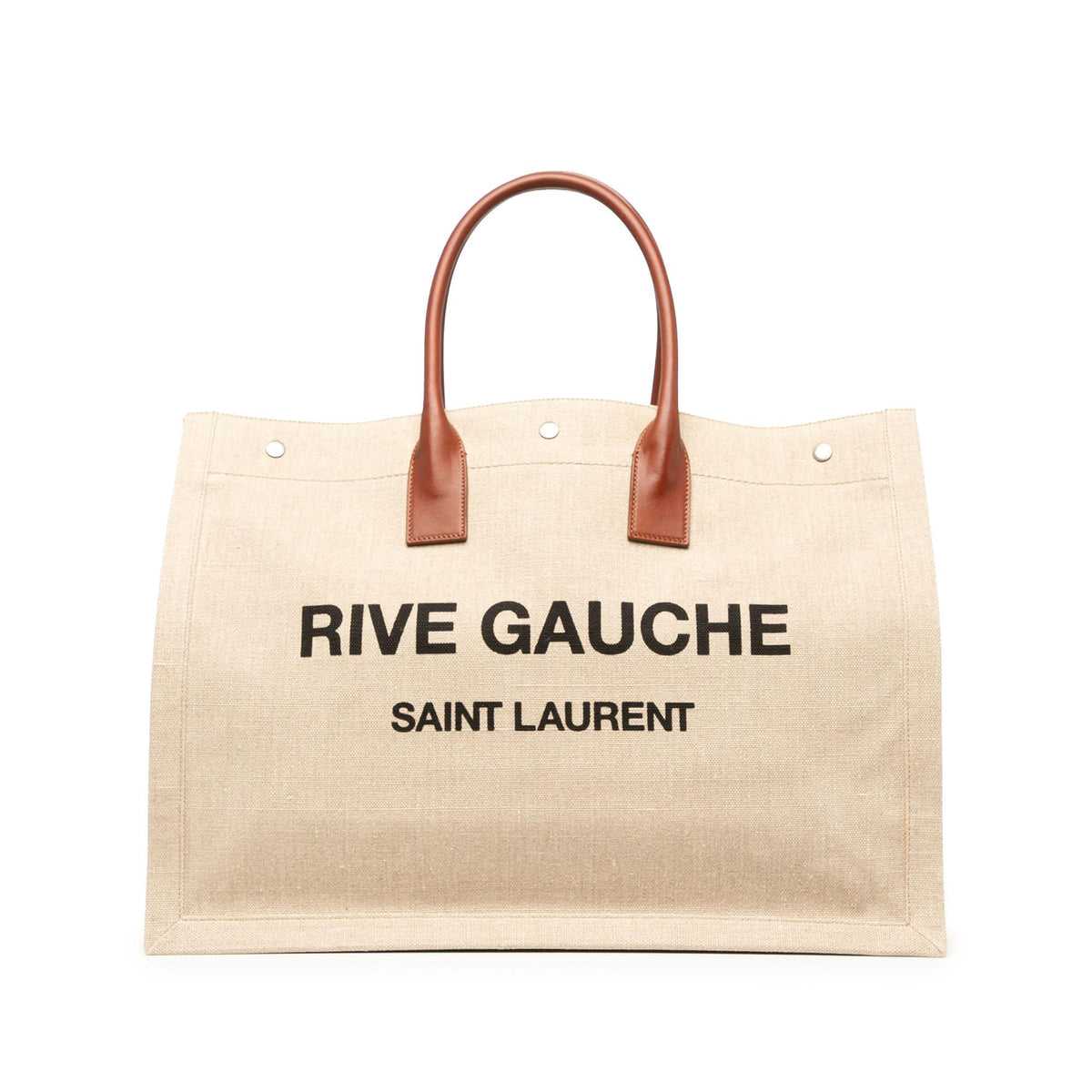 Saint Laurent Large Canvas Rive Gauche Tote