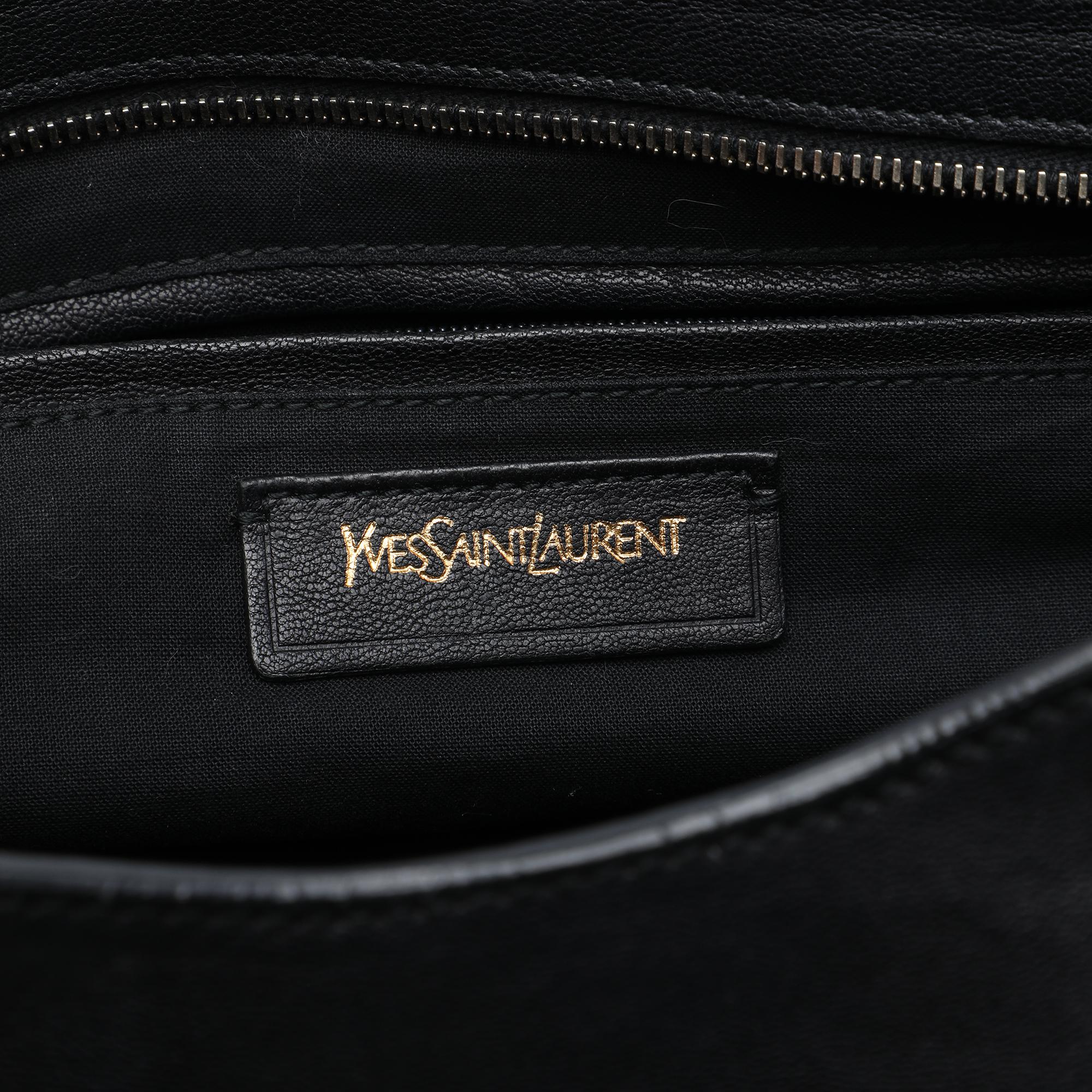 Saint Laurent Large Leather Cabas Chyc Satchel