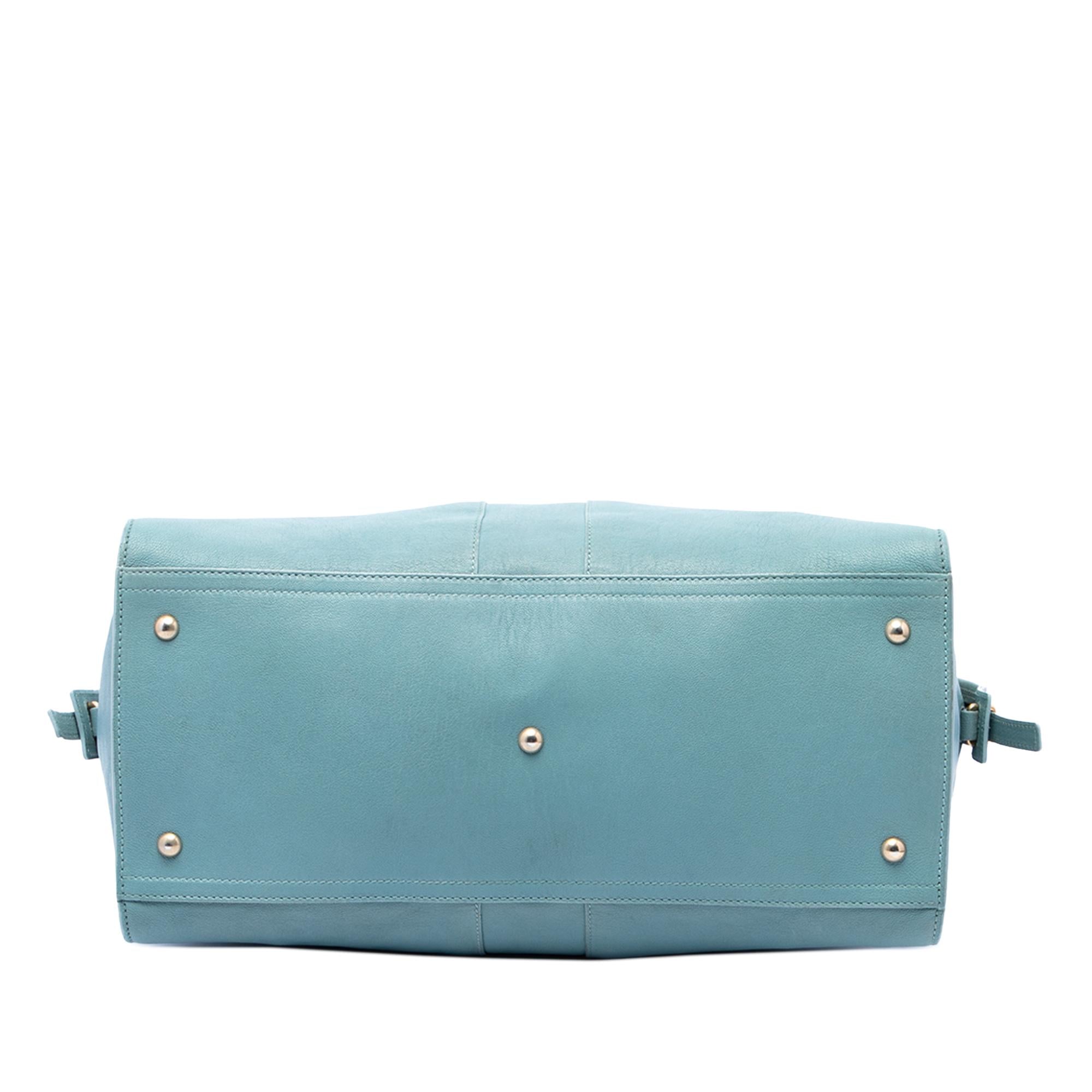 Saint Laurent Large Leather Cabas Chyc Satchel