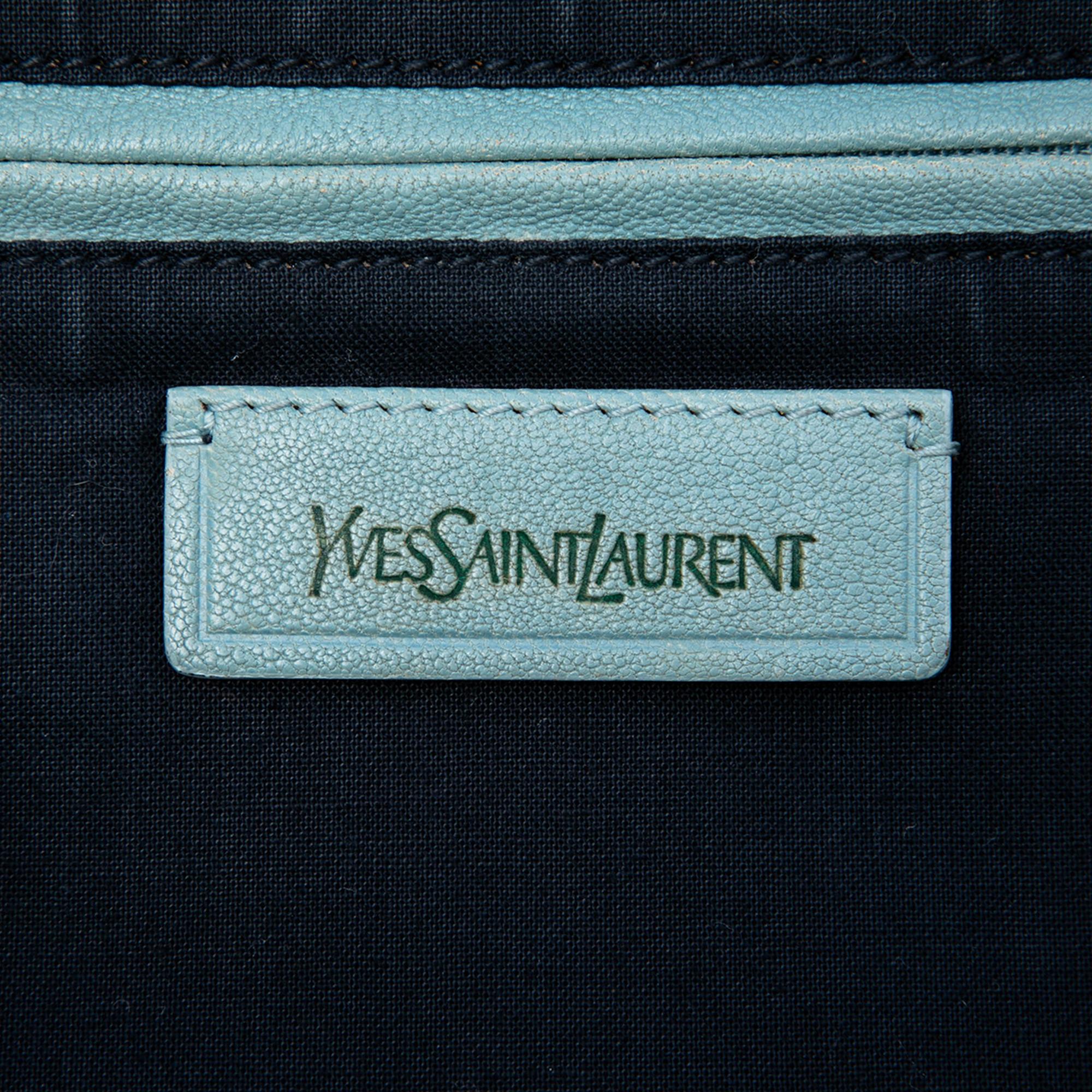 Saint Laurent Large Leather Cabas Chyc Satchel